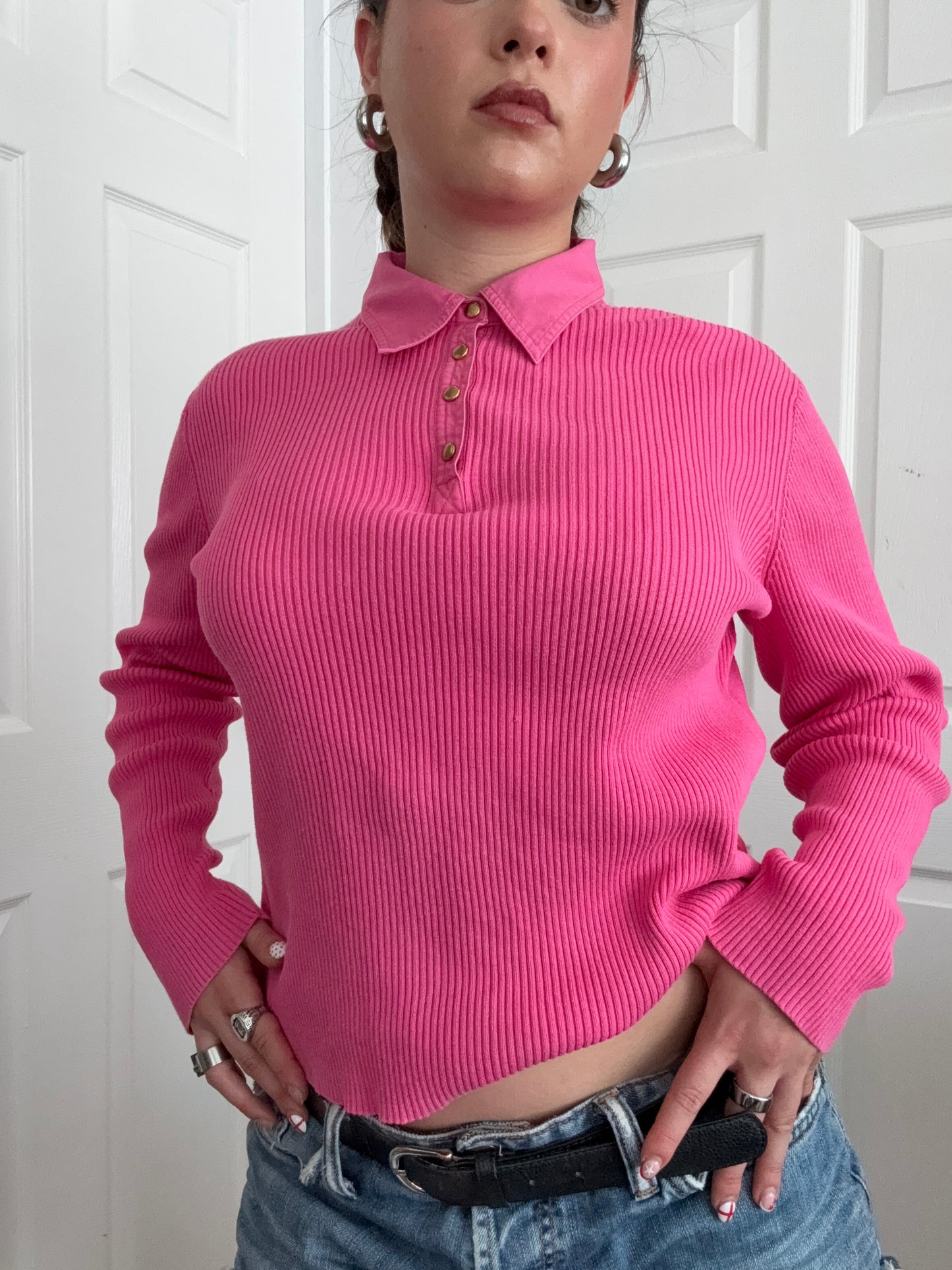 Pink Ralph Lauren Jumper (M)