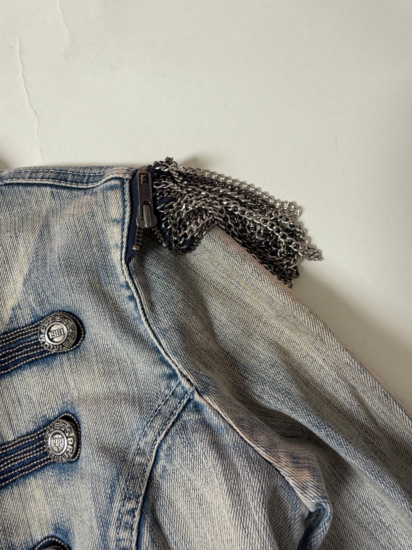 Guess Denim Military Jacket (S)