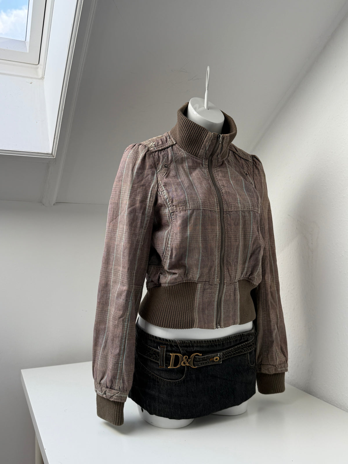 Tartan Bomber Jacket (UK12)