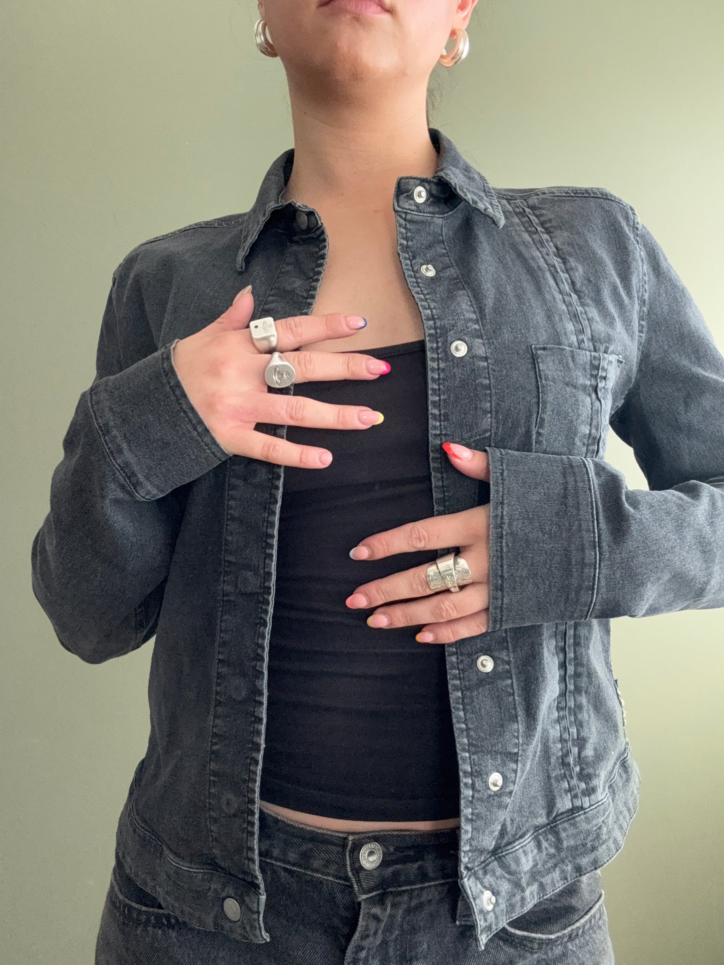 Armani Jeans Denim Shirt (UK10)