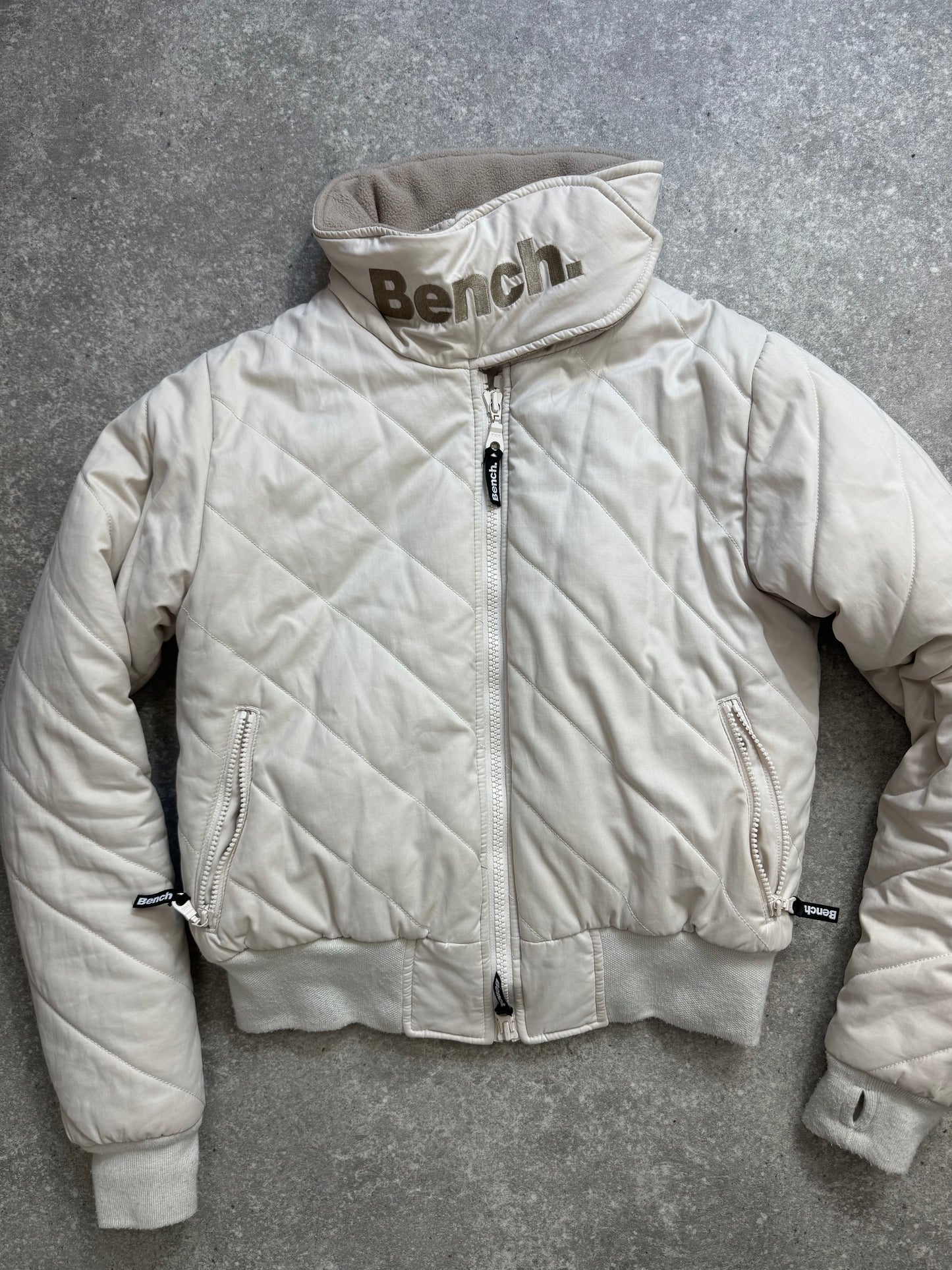 Bench Double Zip Puffer Jacket (M)