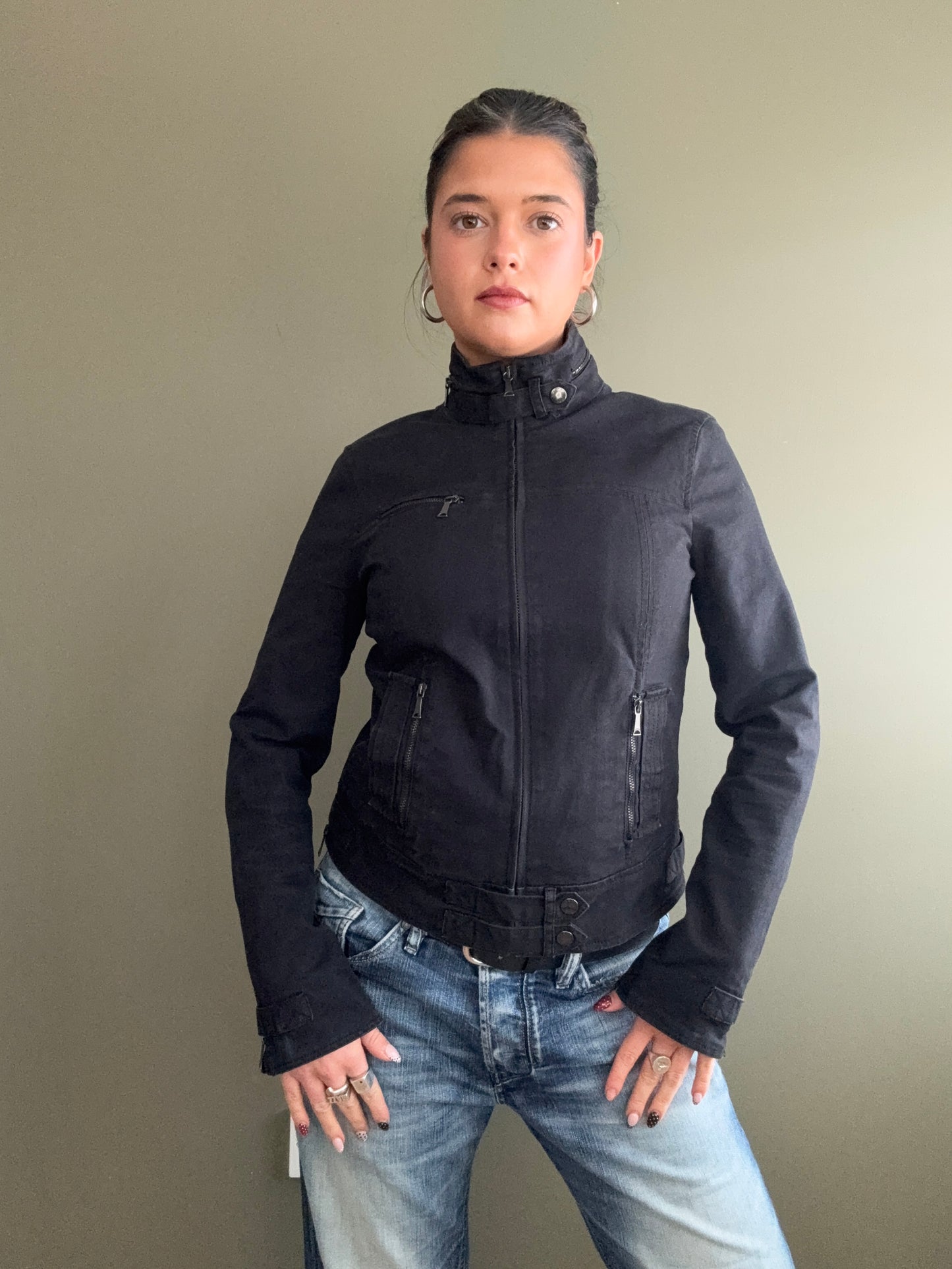 Black Buckle Jacket (UK12)