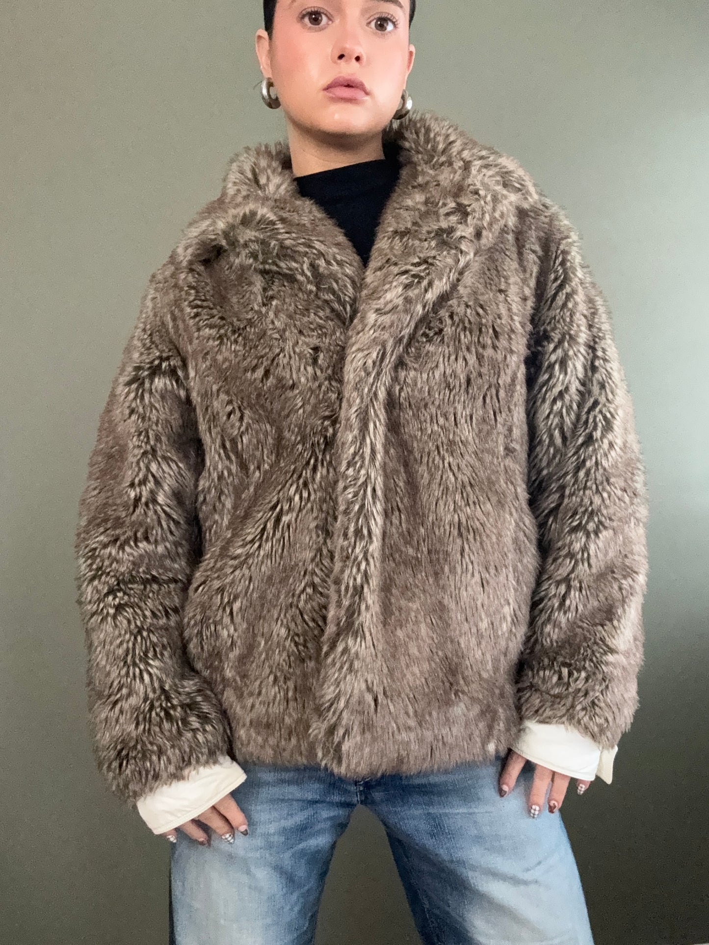 Diesel Faux Fur Jacket (S)