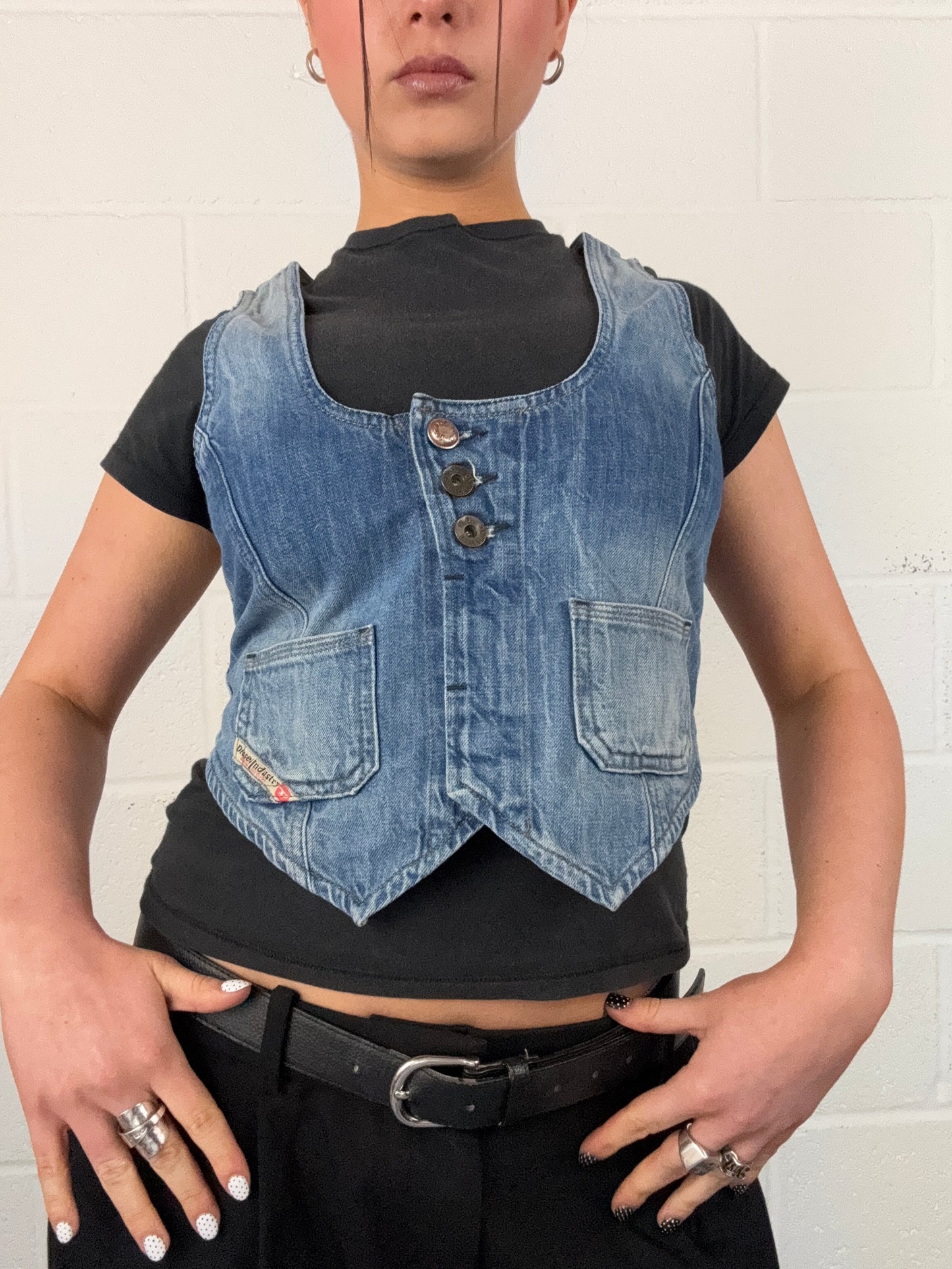 Diesel Denim Waistcoat (S)