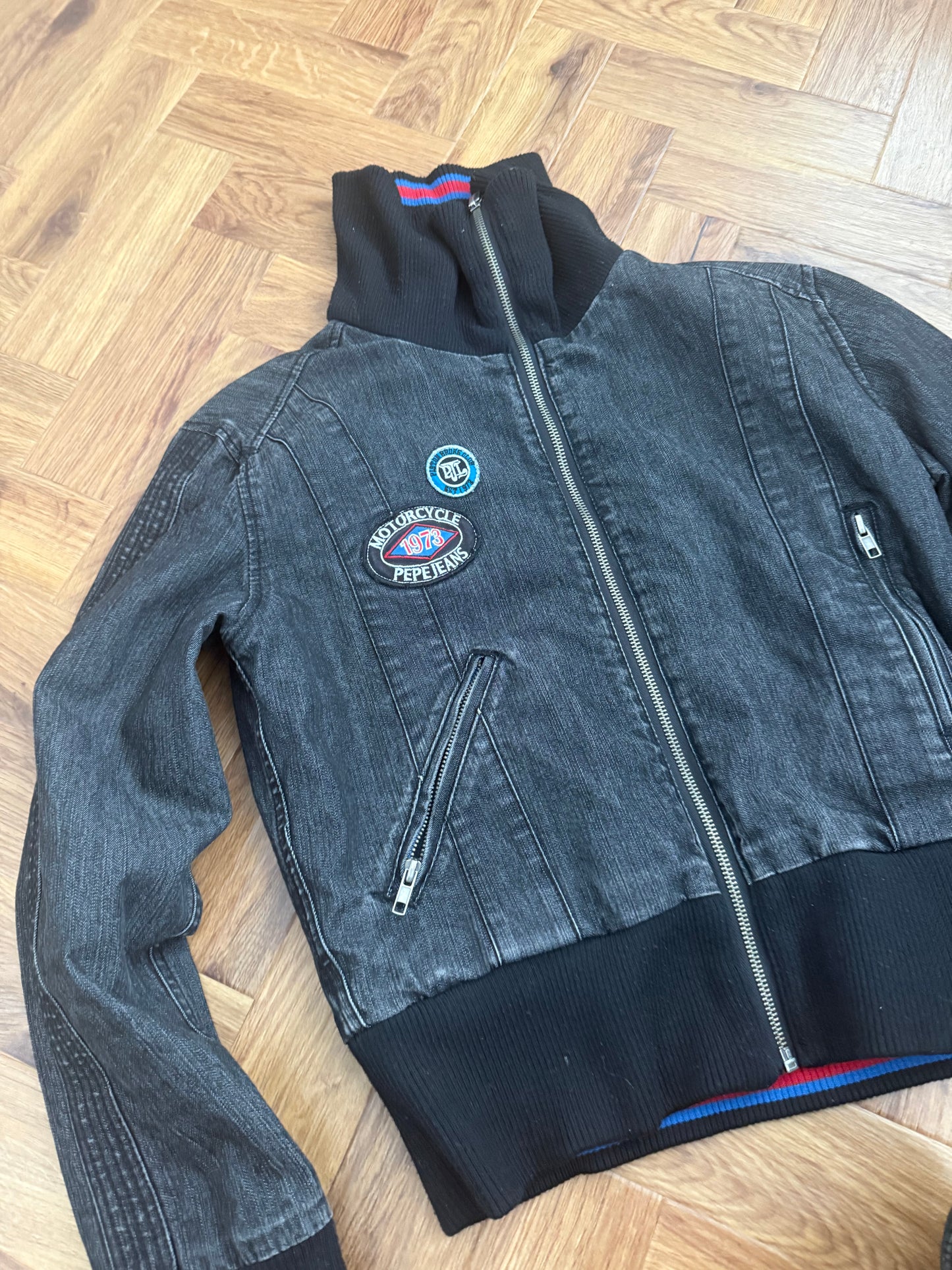 Pepe Jeans Denim Bomber Jacket (M)