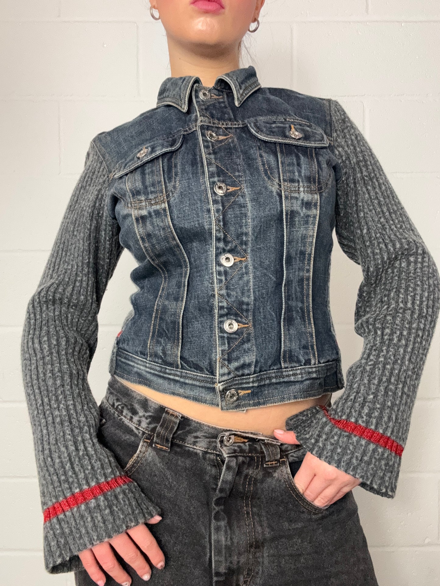 D&G Denim Knit Jacket (XS)