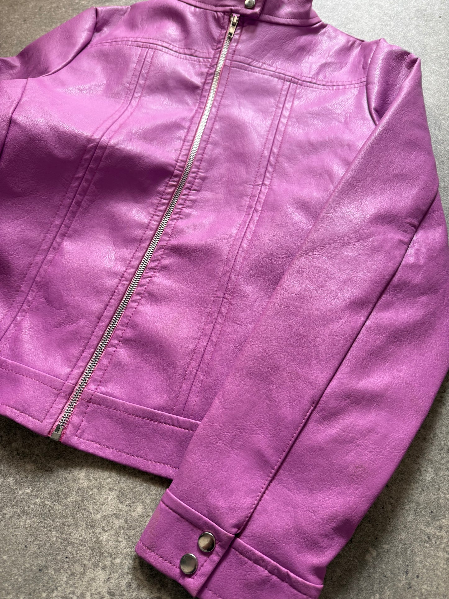 Faux Leather Jacket (UK14)