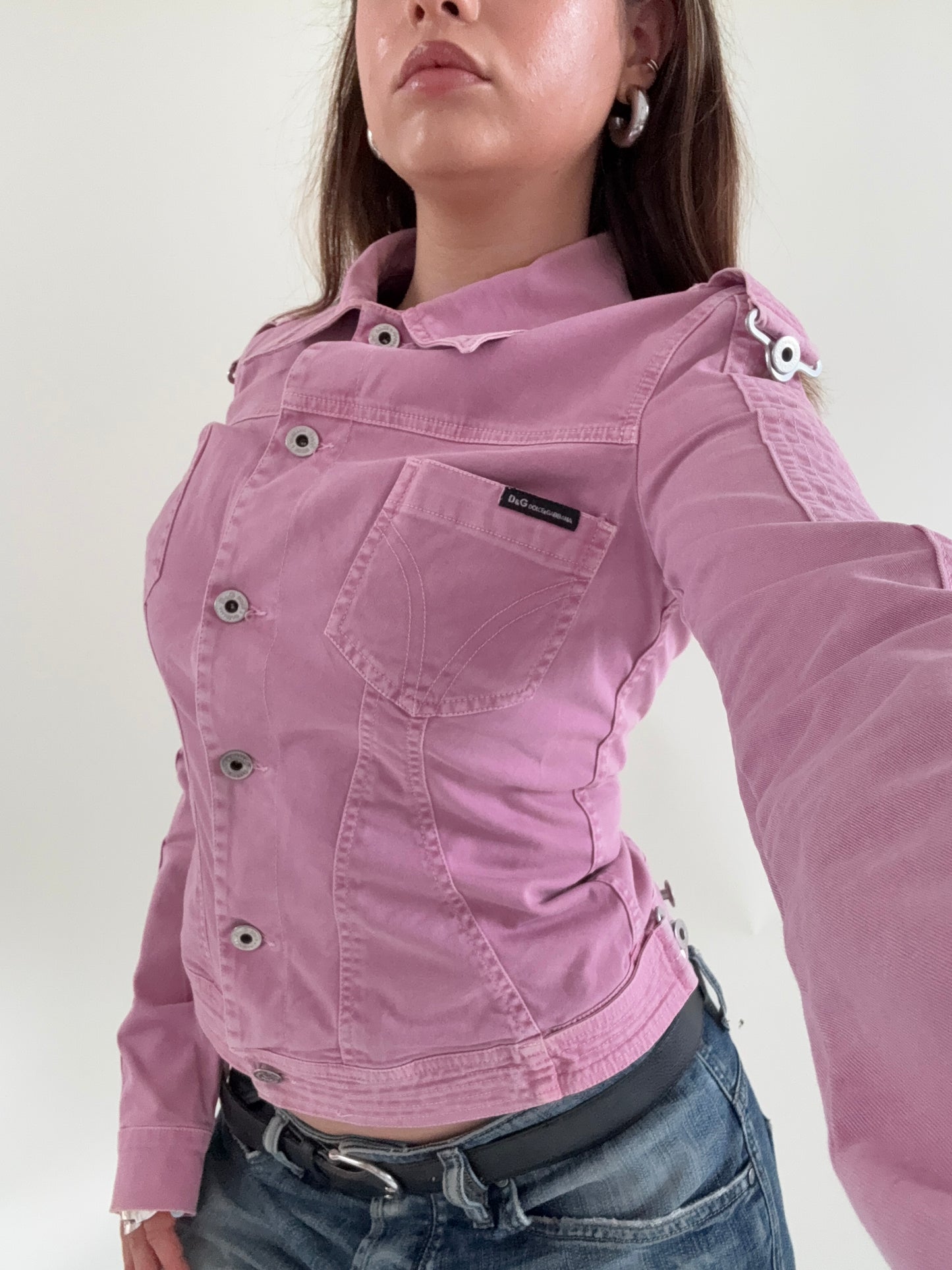 Dolce & Gabbana Pink Denim Jacket (S)