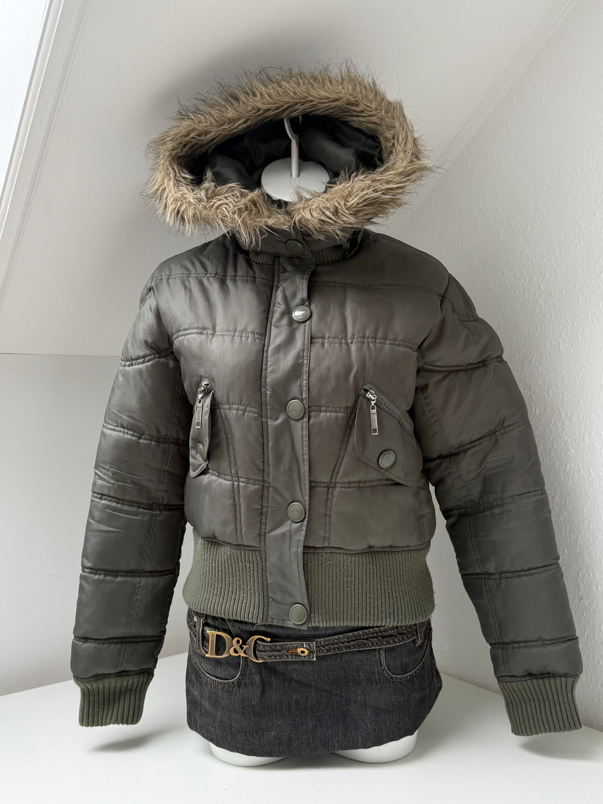Y2K Puffer Jacket (UK14)