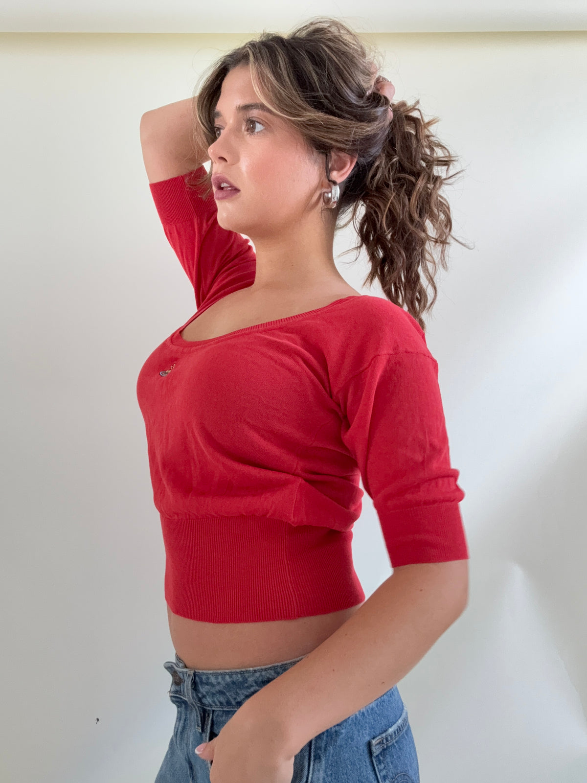 Vivienne Westwood Red Knit Top (M)