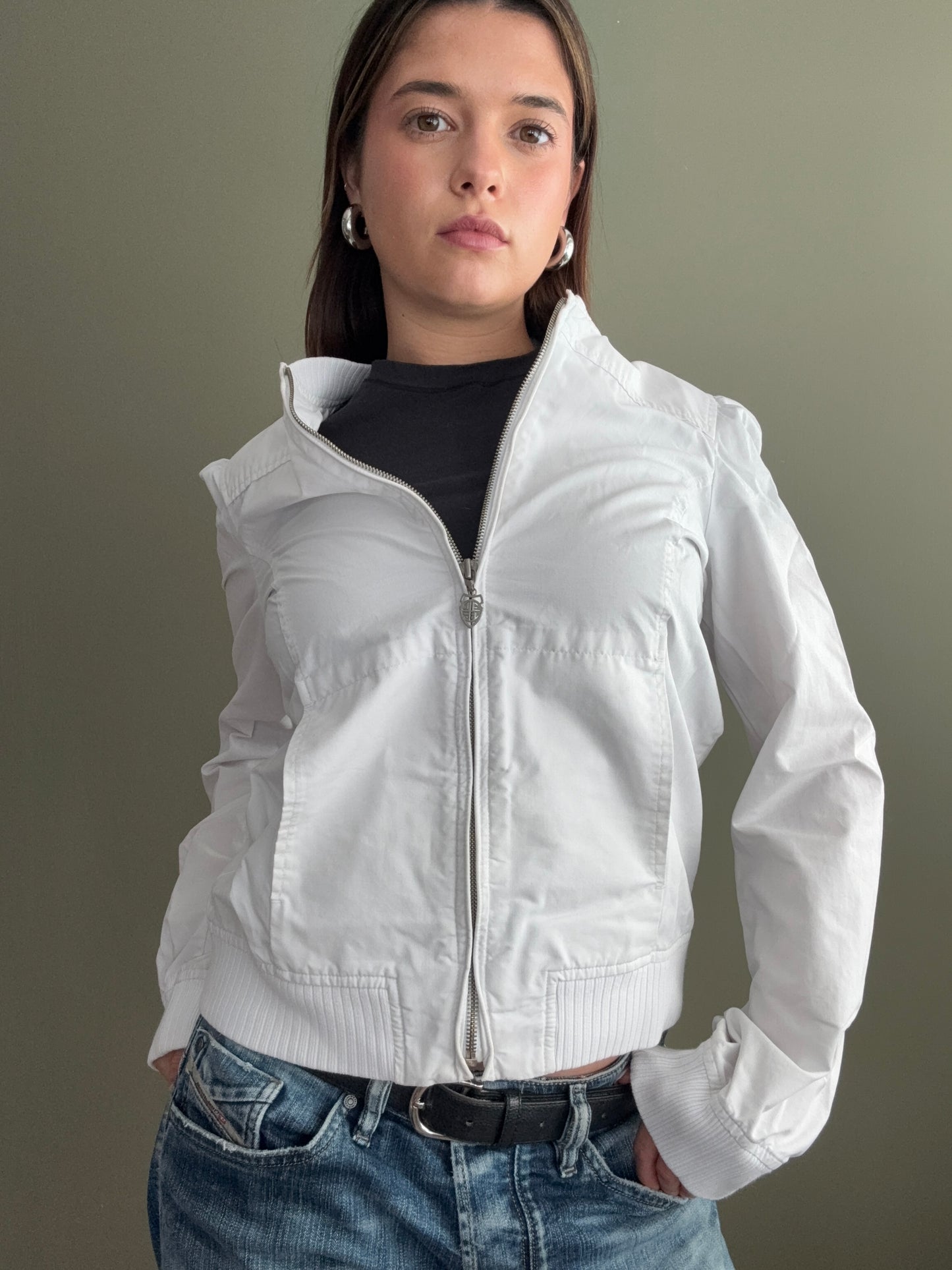 White Diesel Bomber Jacket (M)