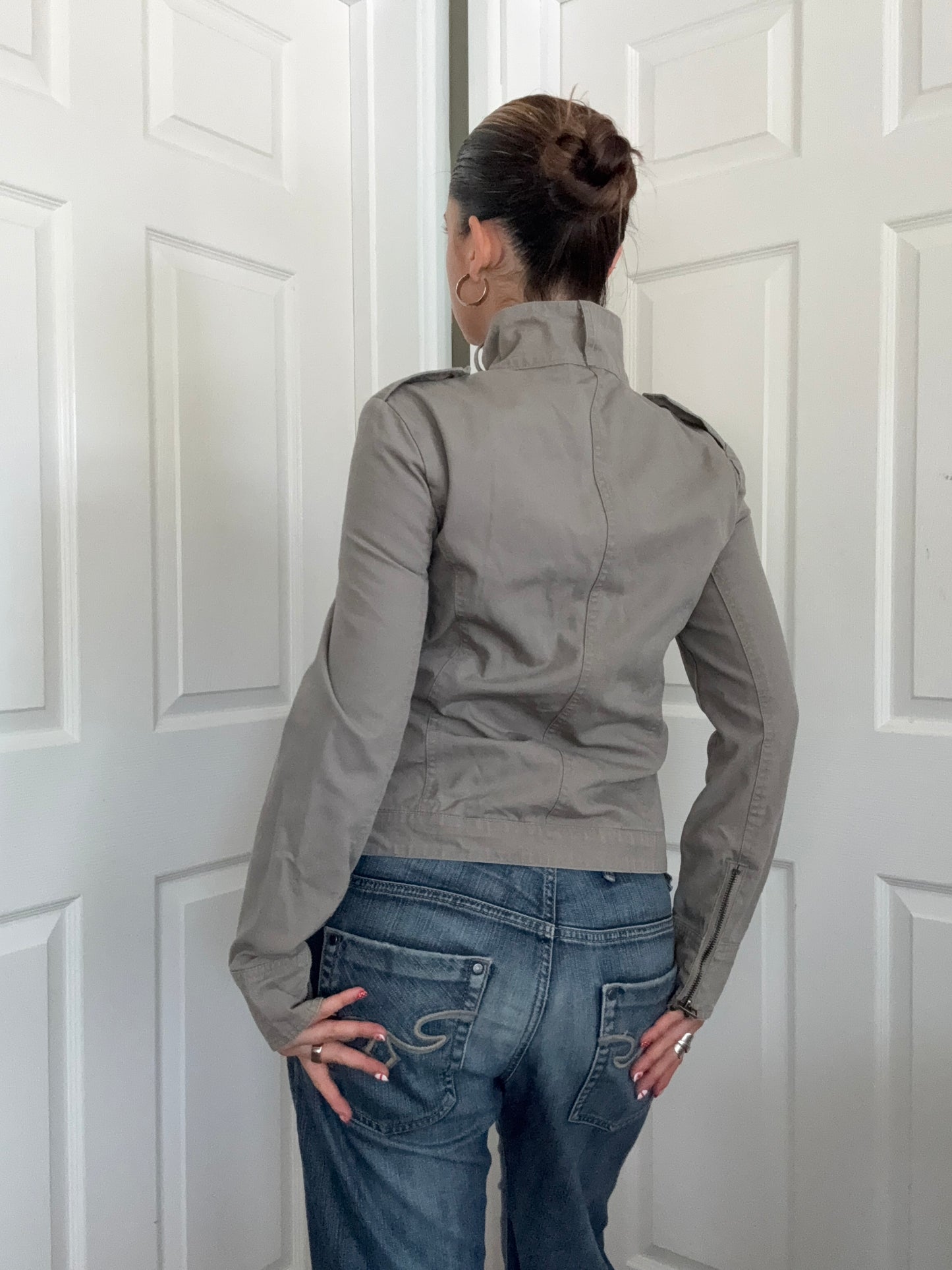 Y2K Cargo Jacket (M)