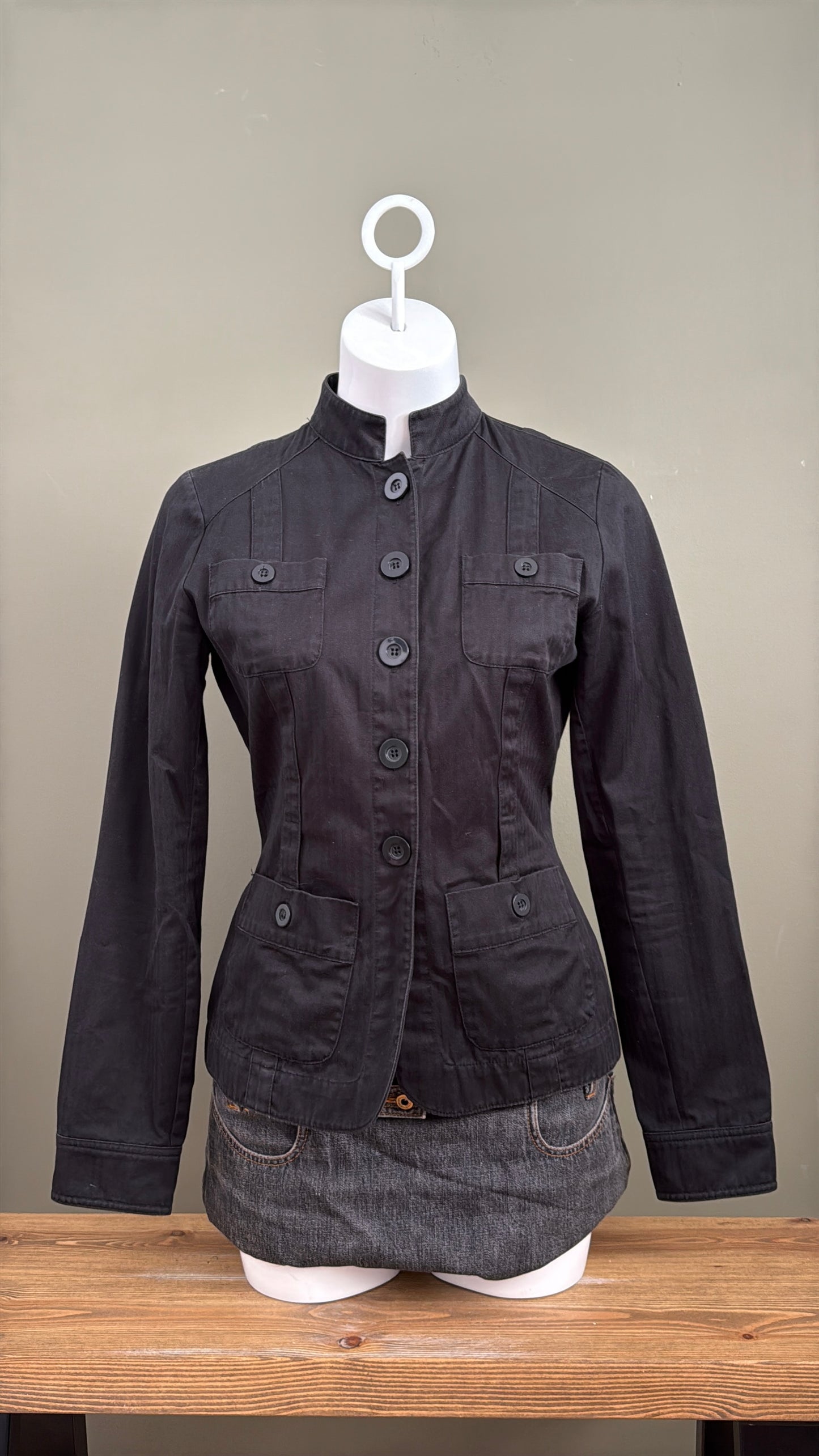 Black Military Jacket (UK10)