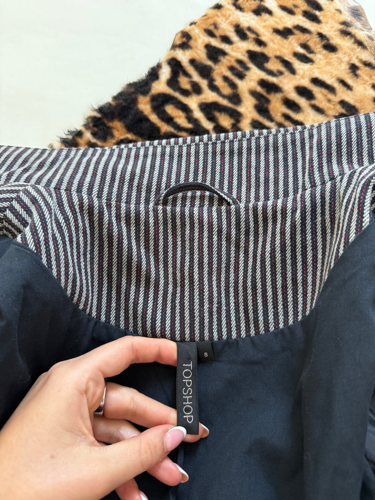 Striped Military Jacket (UK8)
