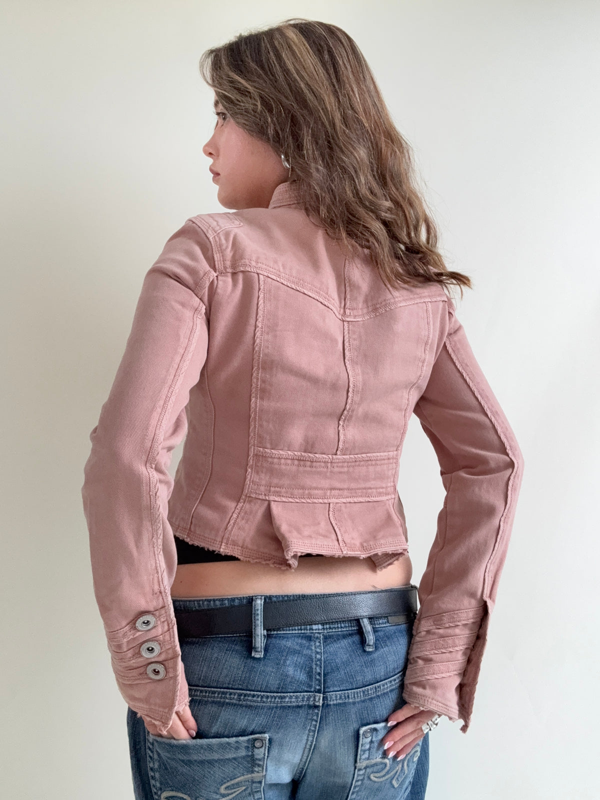 Cropped Vintage Military Jacket (S)