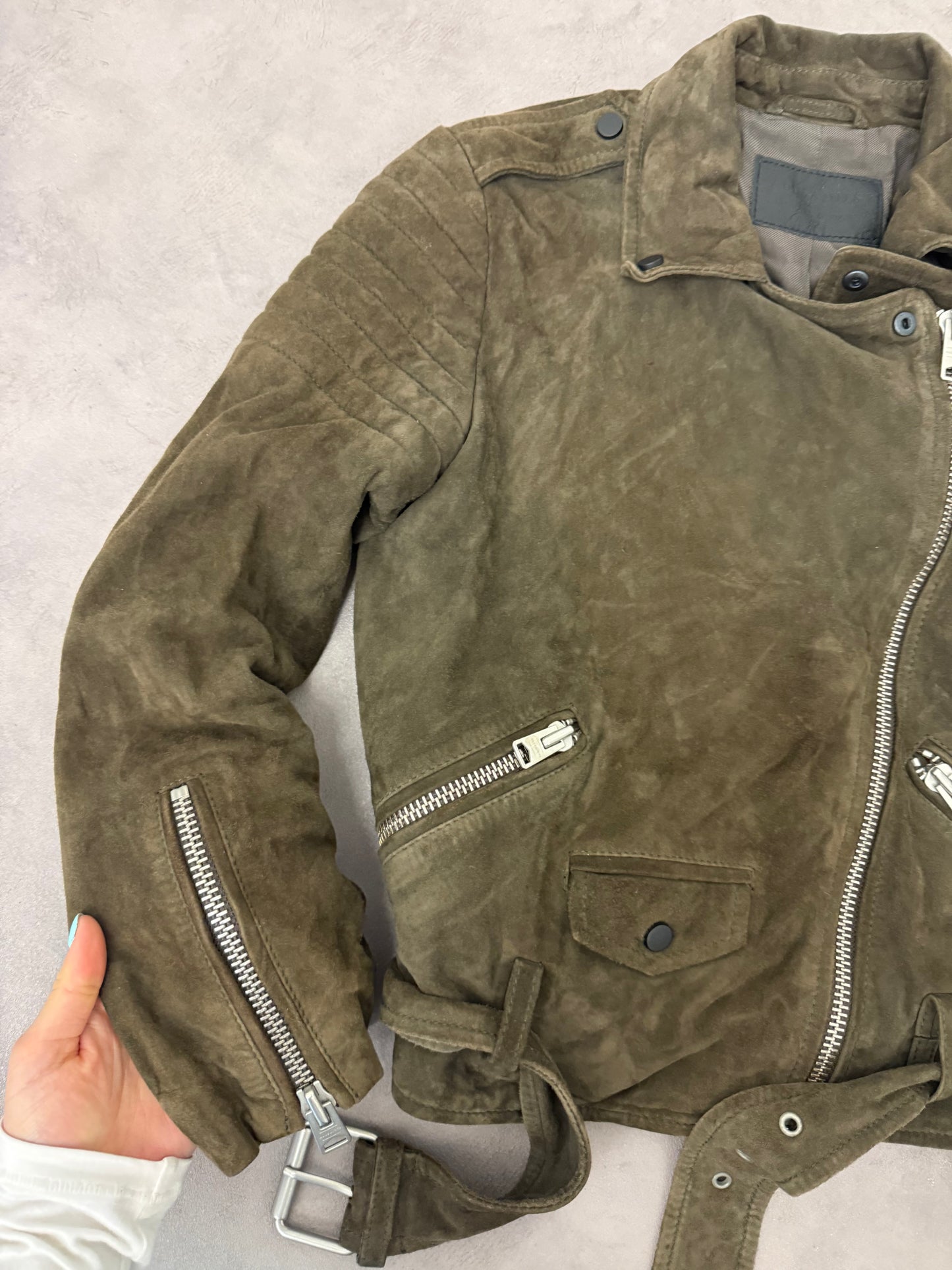 Allsaints Suede Jacket (UK10)