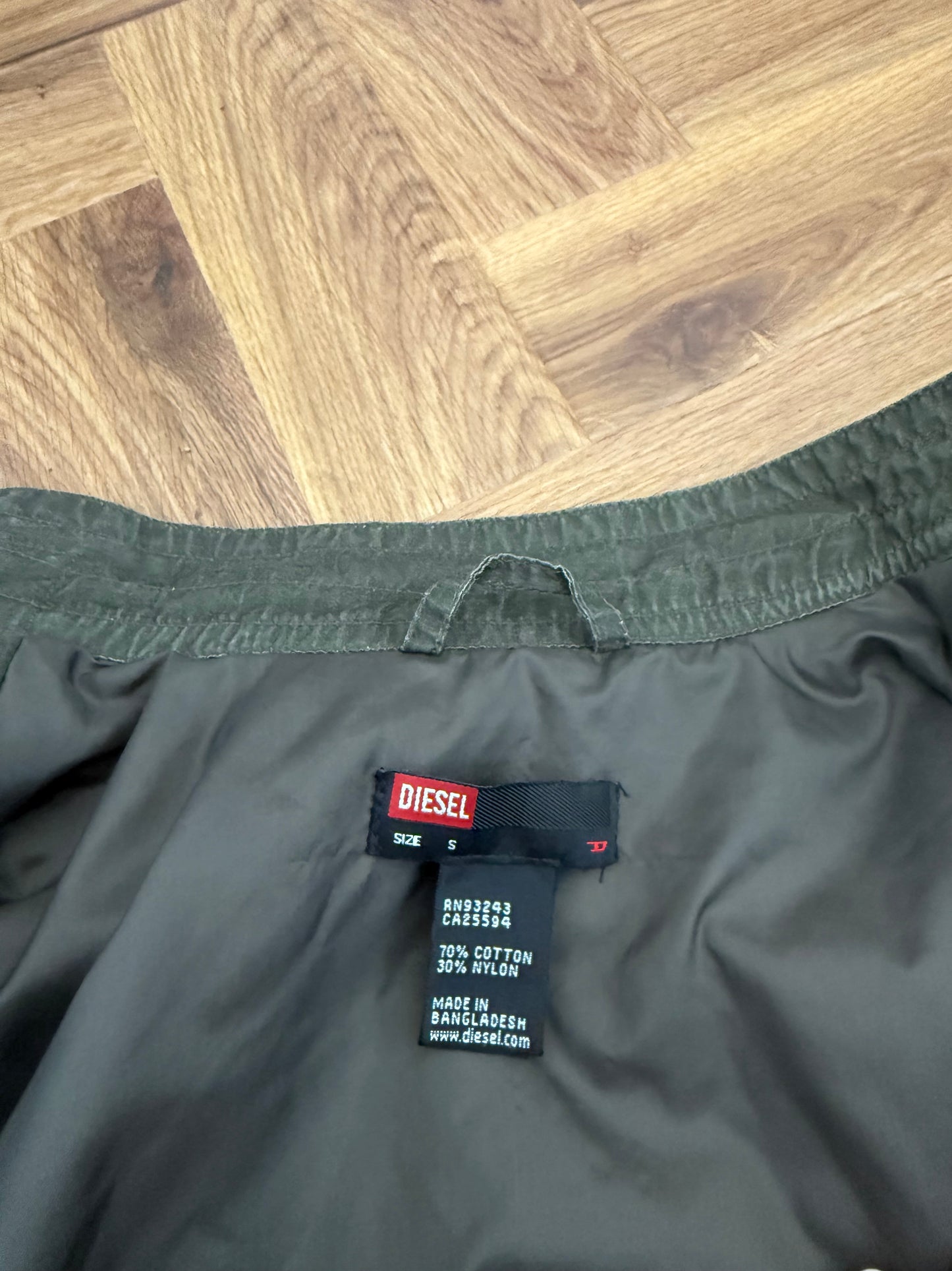 Khaki Diesel Biker Jacket (S)