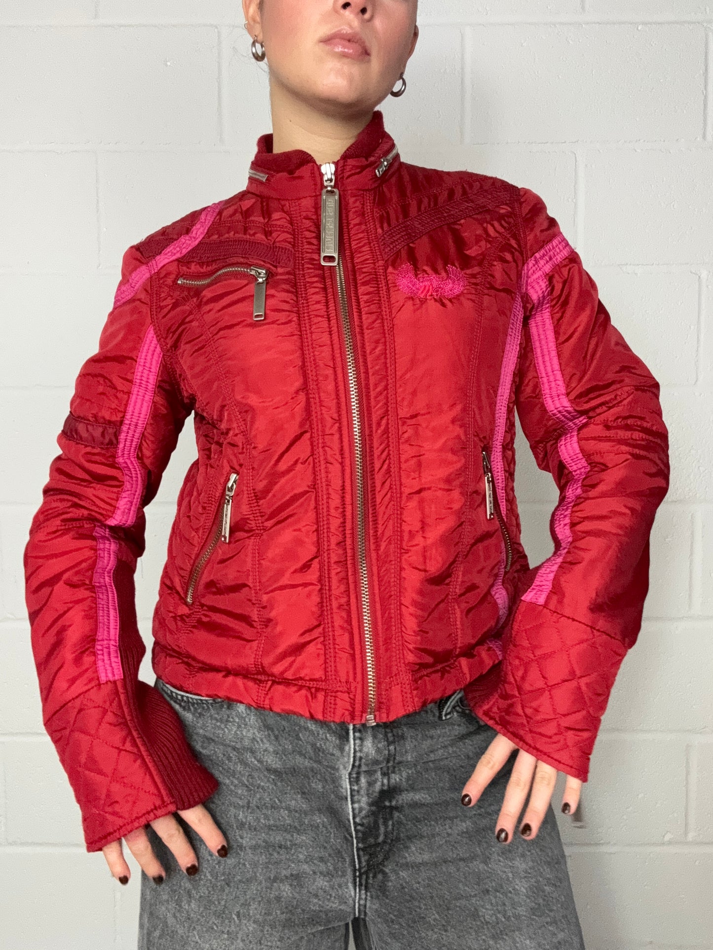 Y2K Red Jacket (UK14)