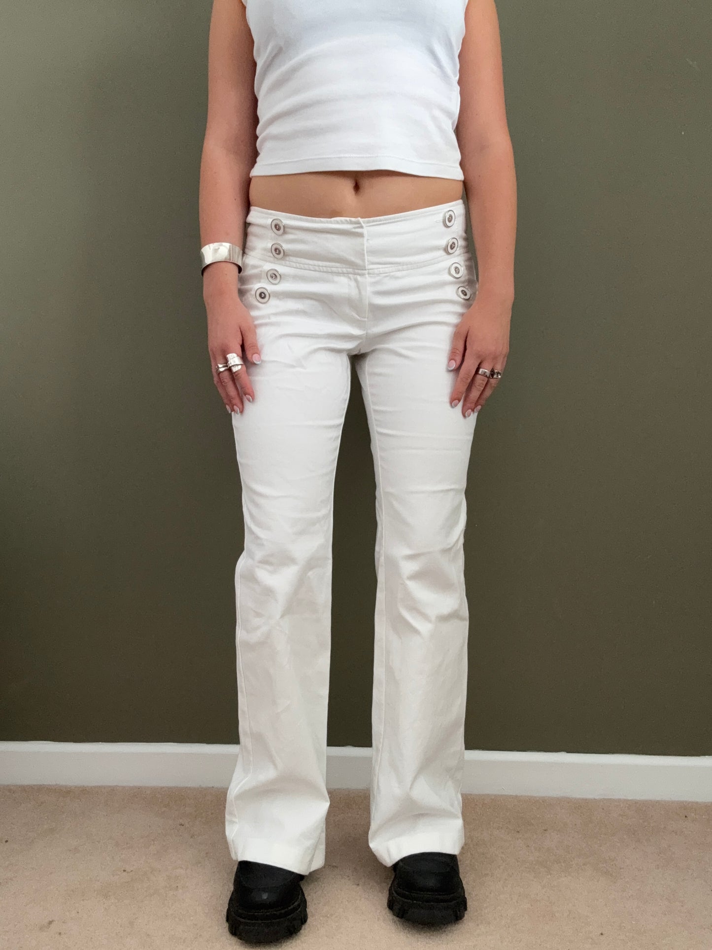 Jane Norman White Trouser (UK10)