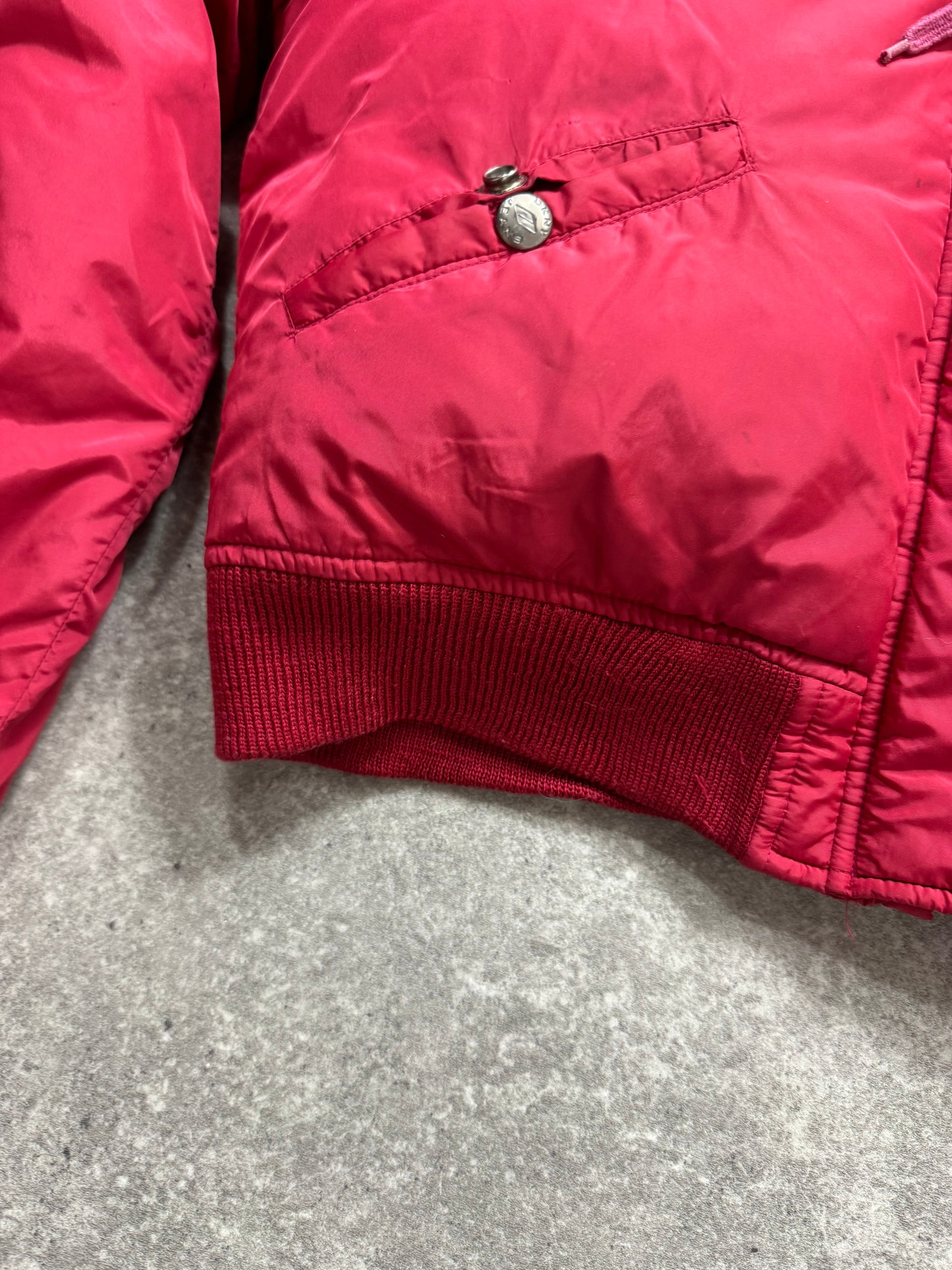 DKNY Red Puffer Jacket