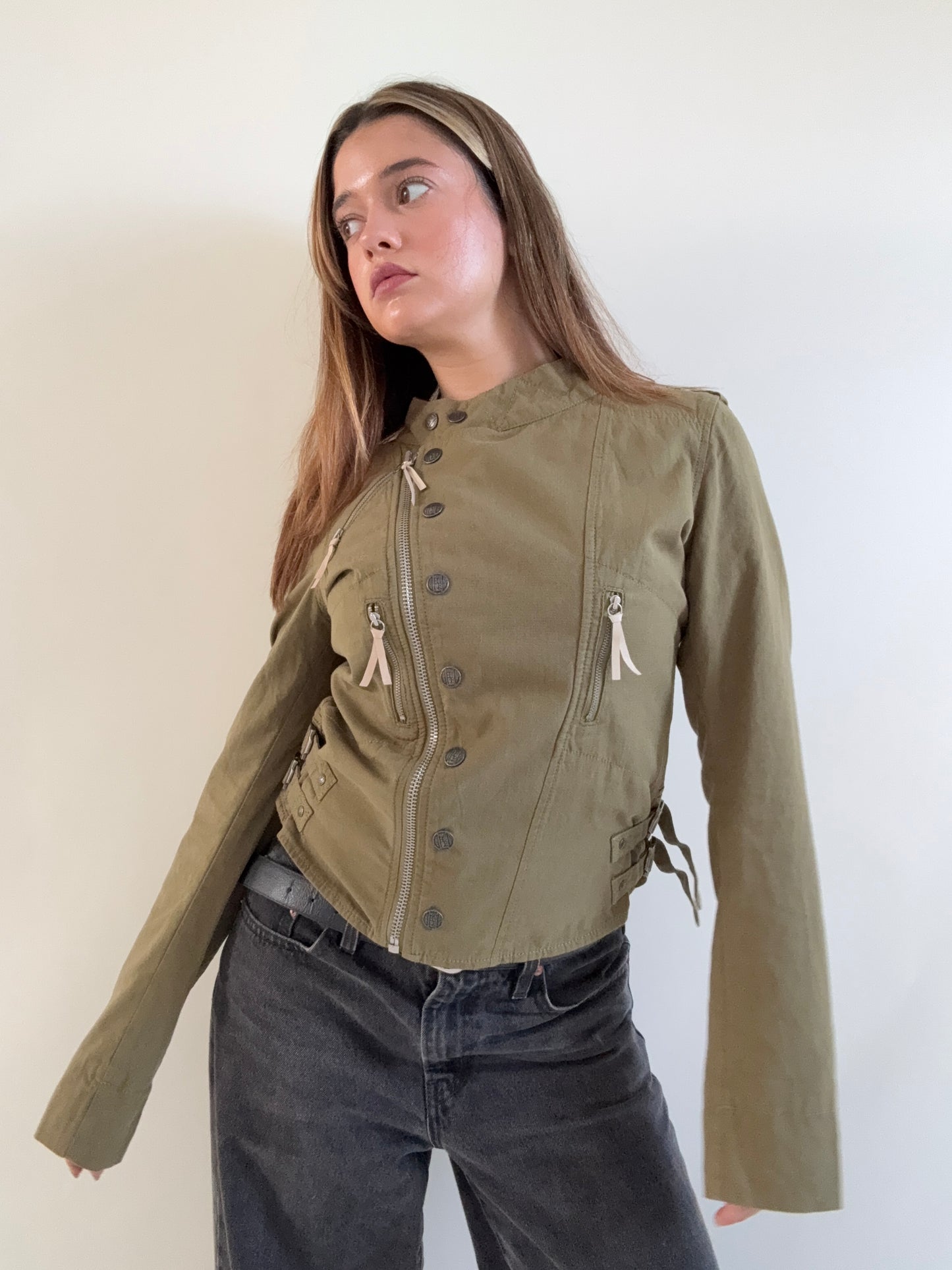 Diesel Asymmetric Buckle Jacket (L)