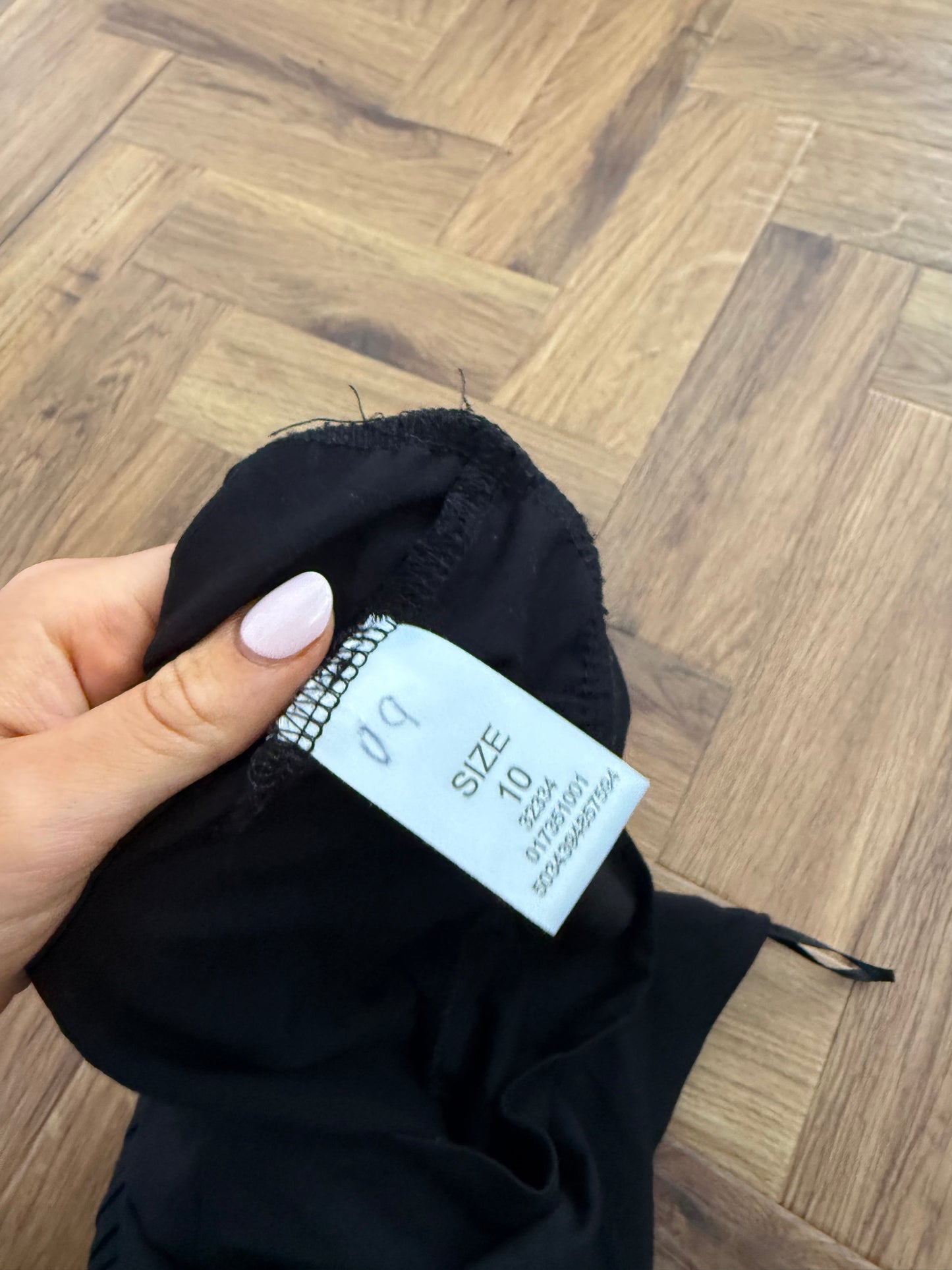Jane Norman Black Bandeau (UK10)