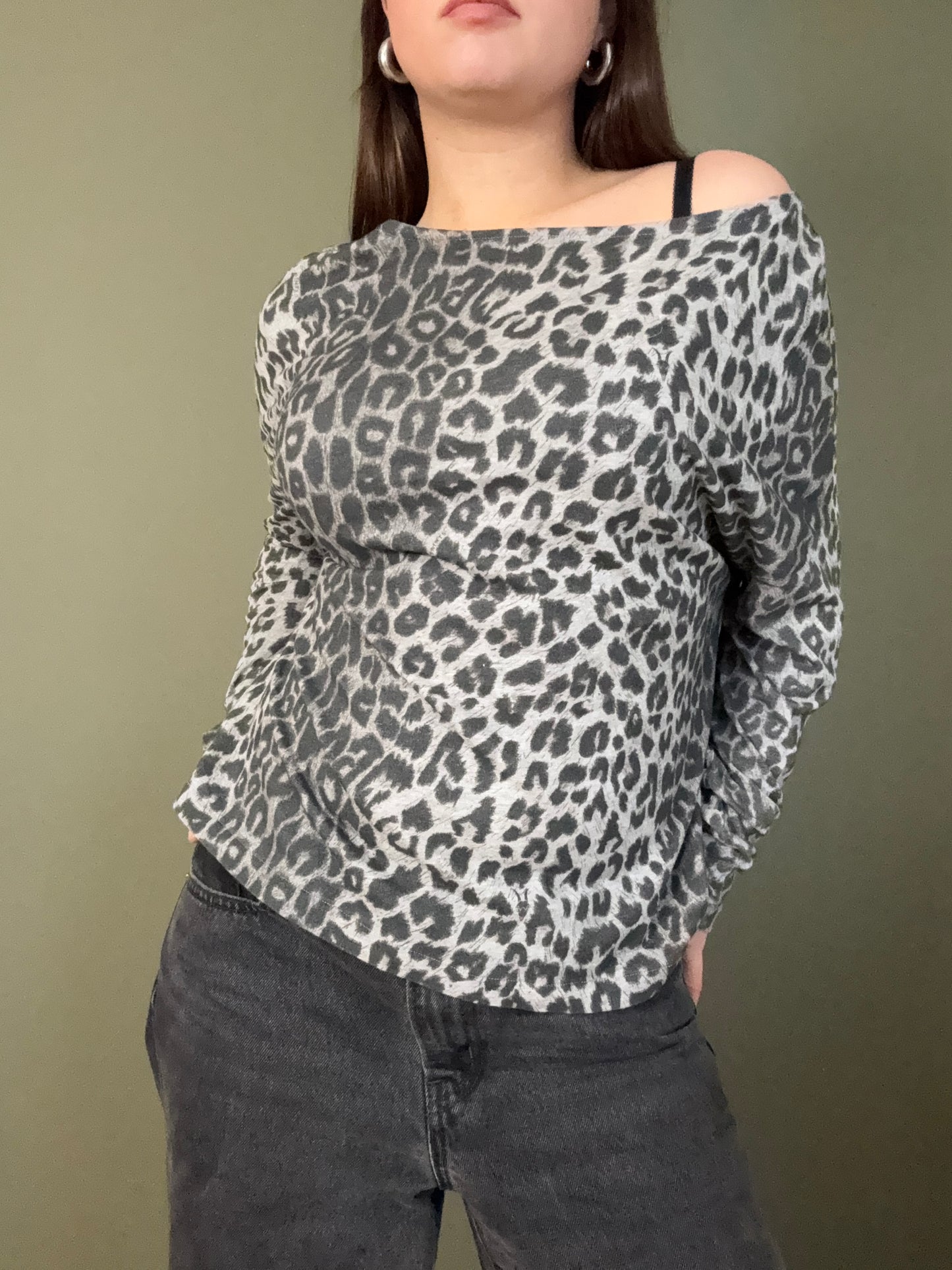 Allsaints Leopard Top (XS)