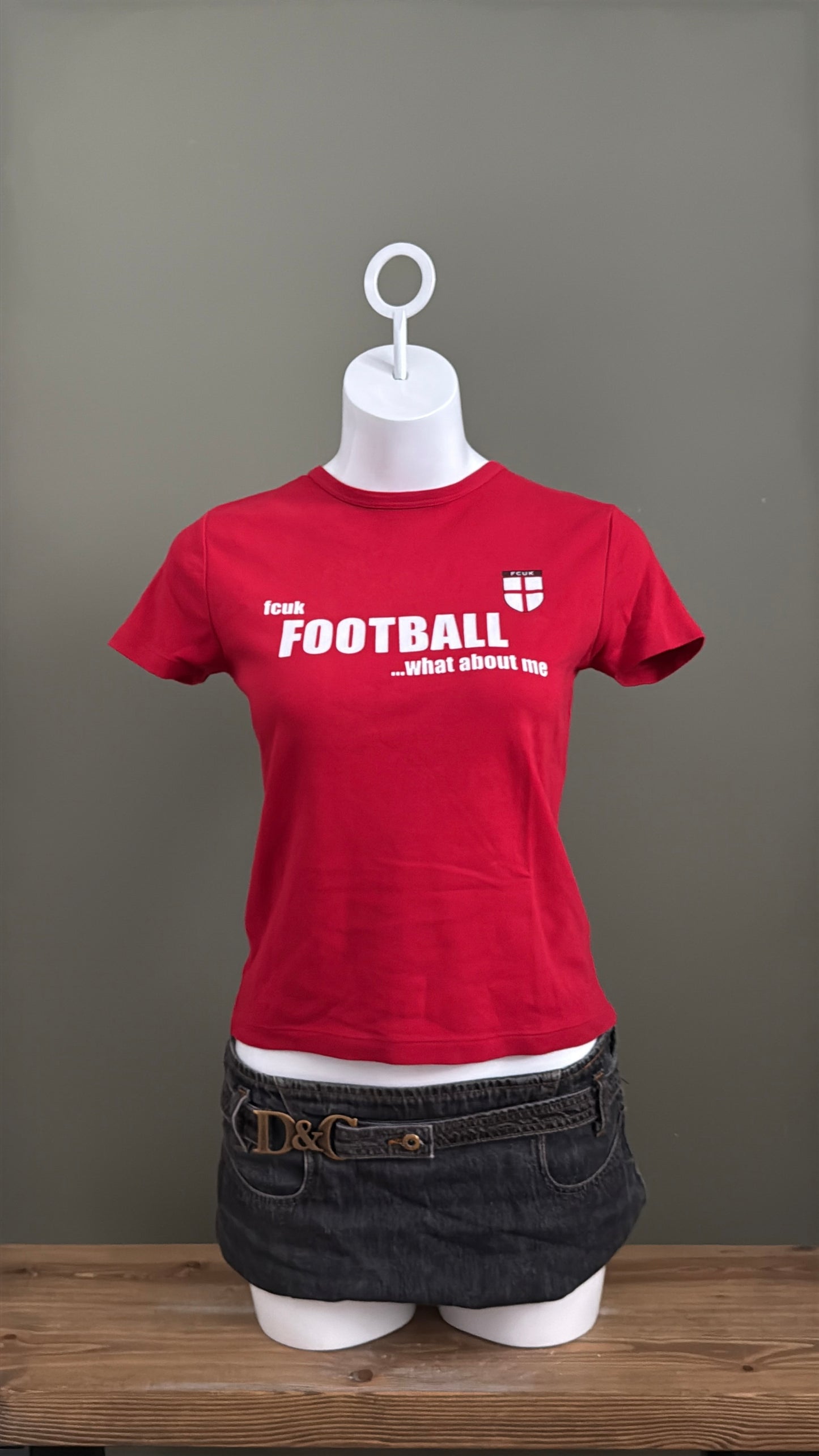 French Connection England Baby Tee (M)