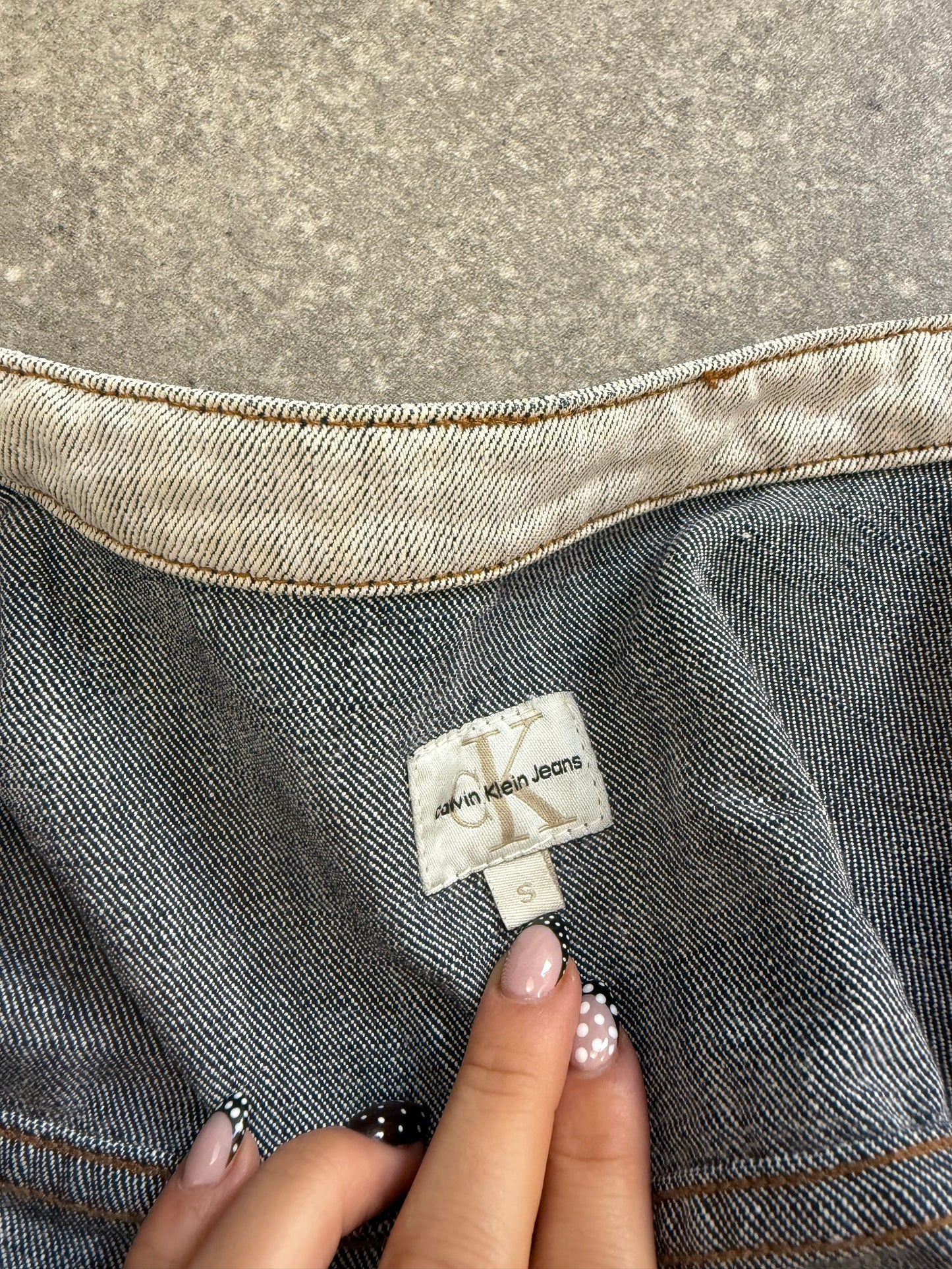 Calvin Klein Fitted Denim Jacket (S)