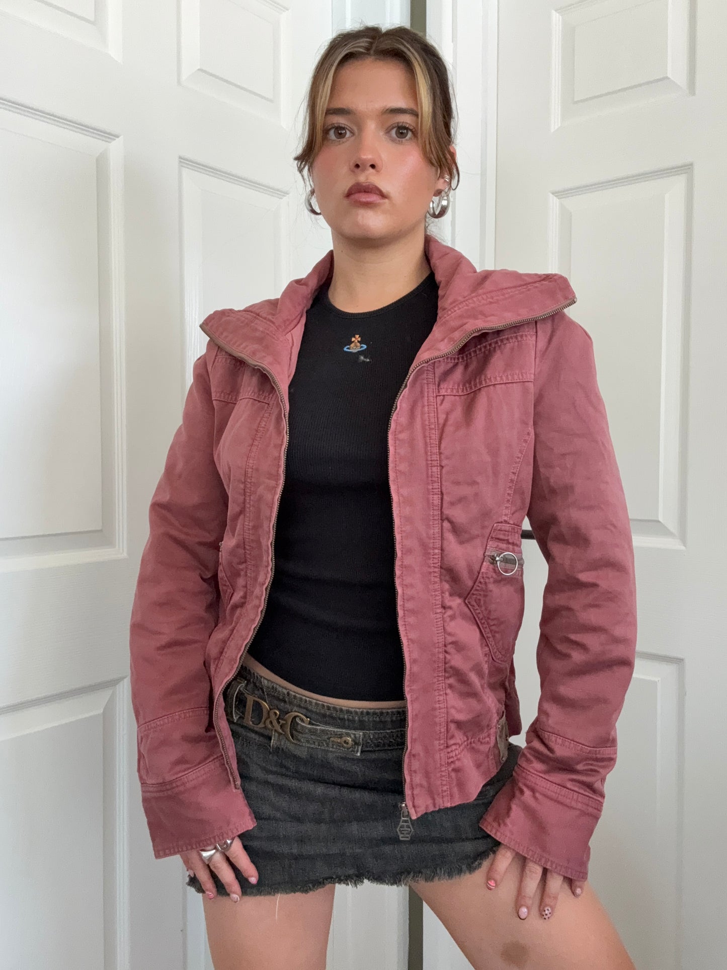 Vintage Diesel Funnel Neck Jacket (M)