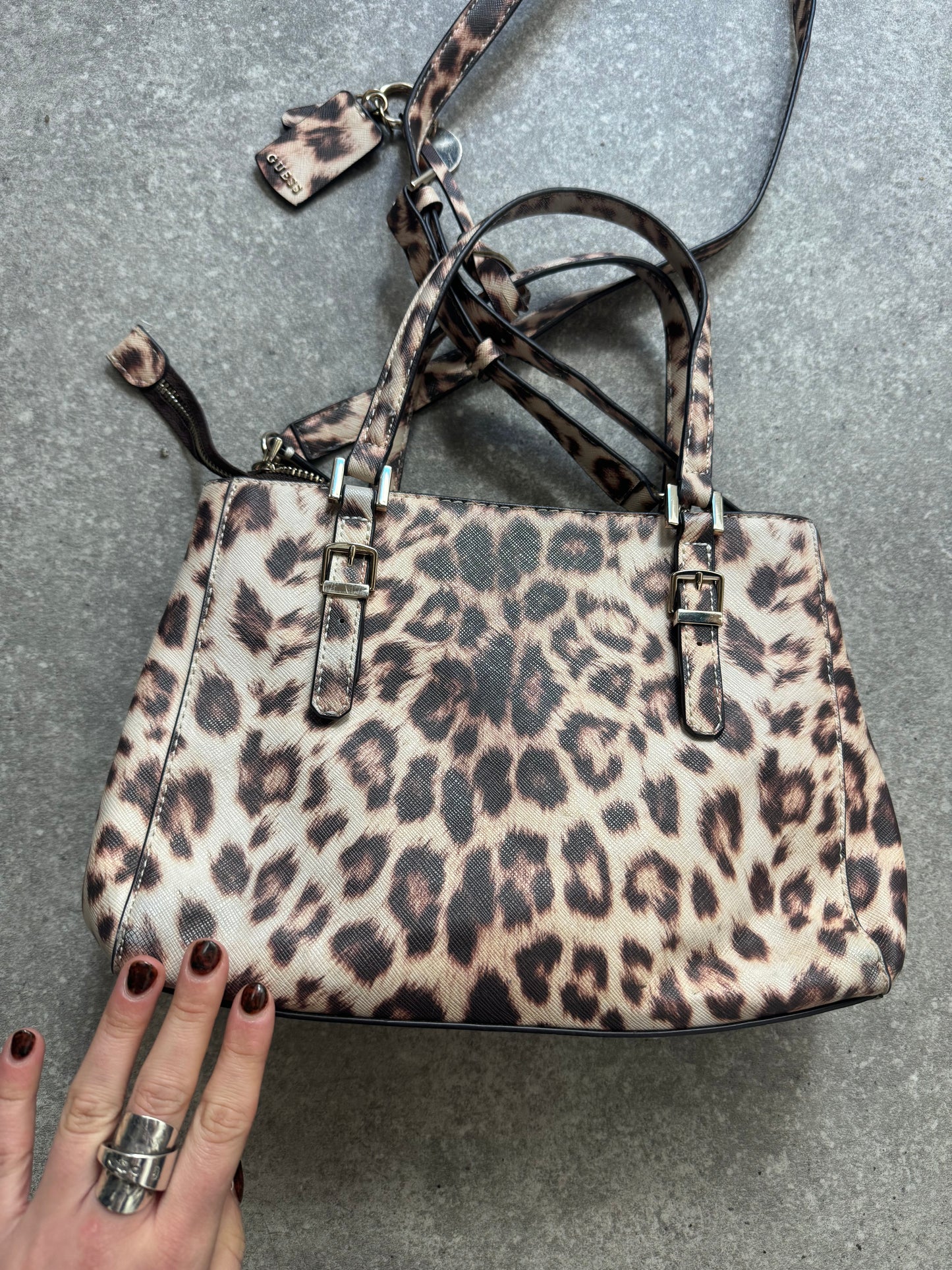 Leopard Print Guess Bag