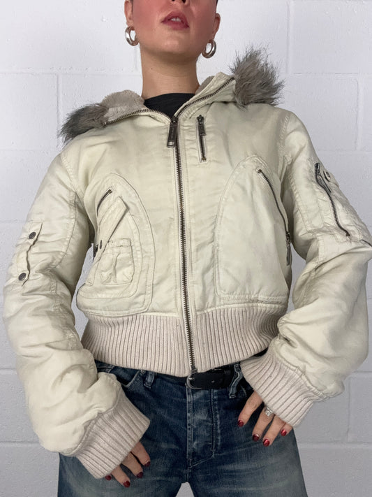 Y2K Bomber Jacket (UK12)