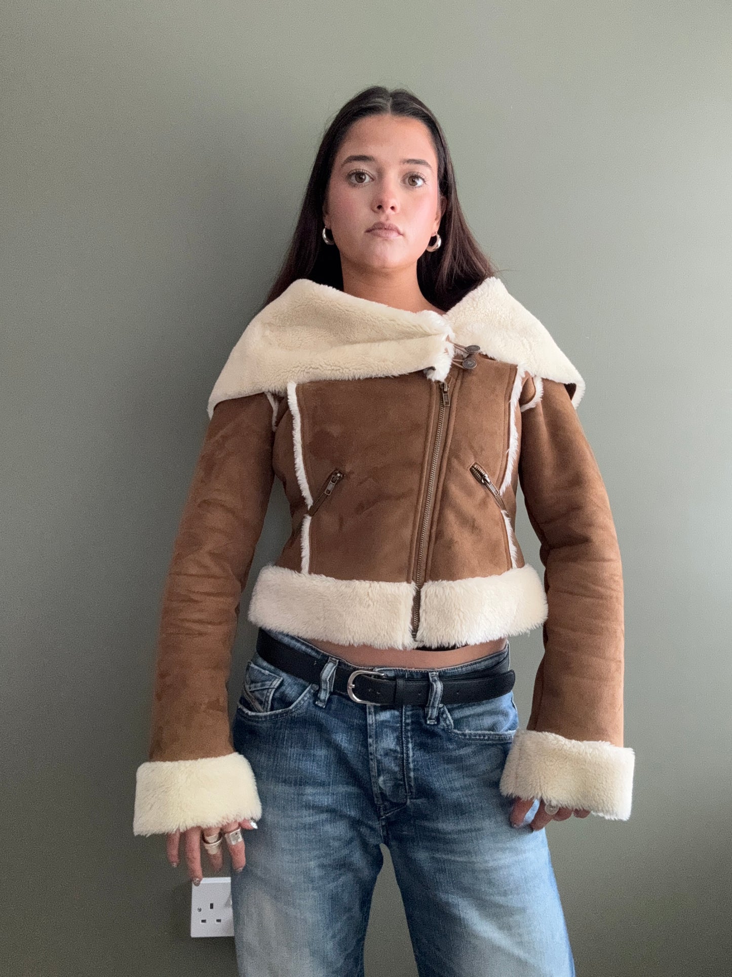 Morgan De Toi Faux Fur Jacket (S)
