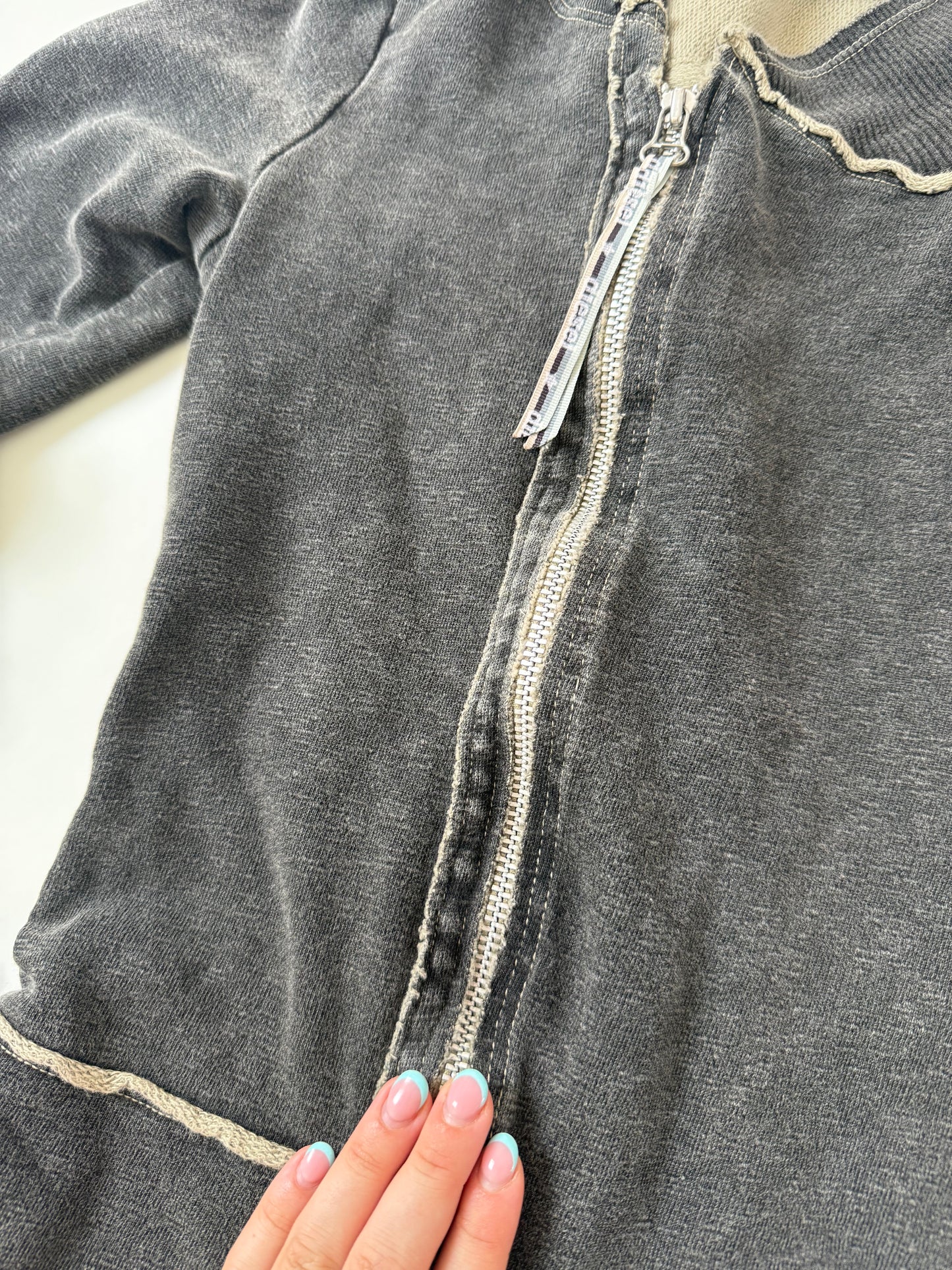 Vintage Diesel Asymmetric Zip Jumper (L)