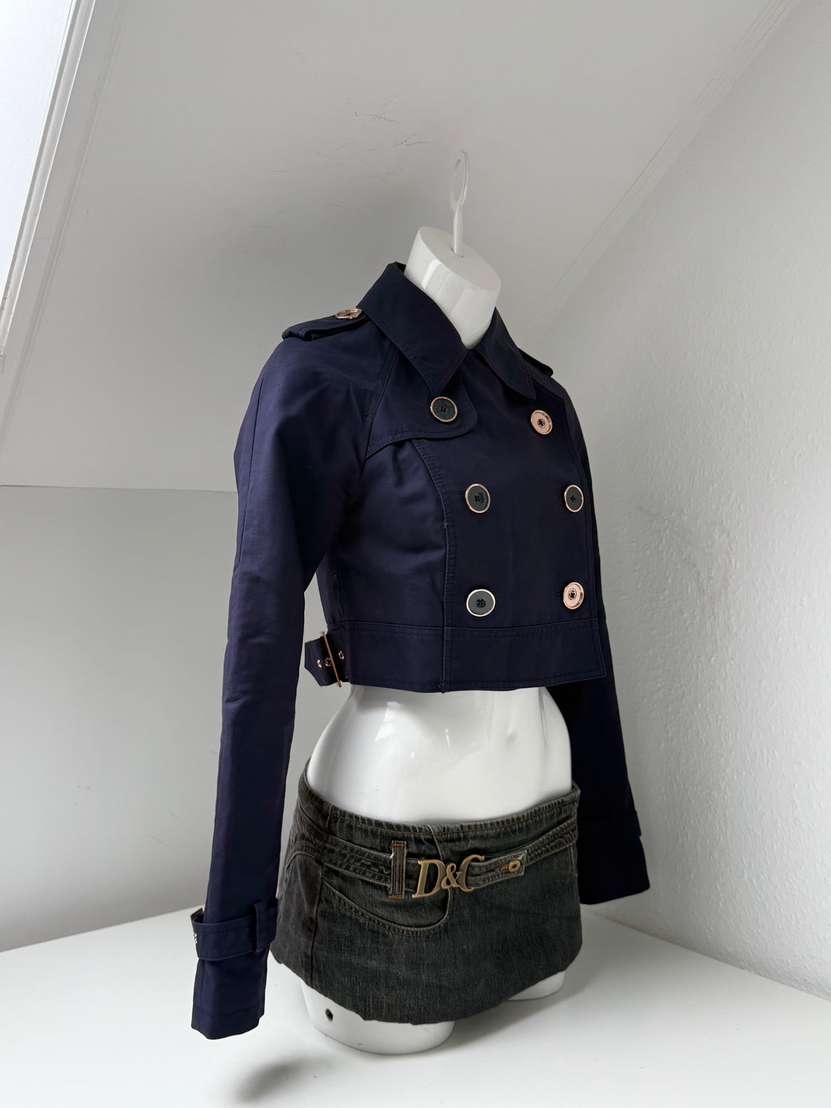 Ted Baker Cropped Trench Coat (XS)