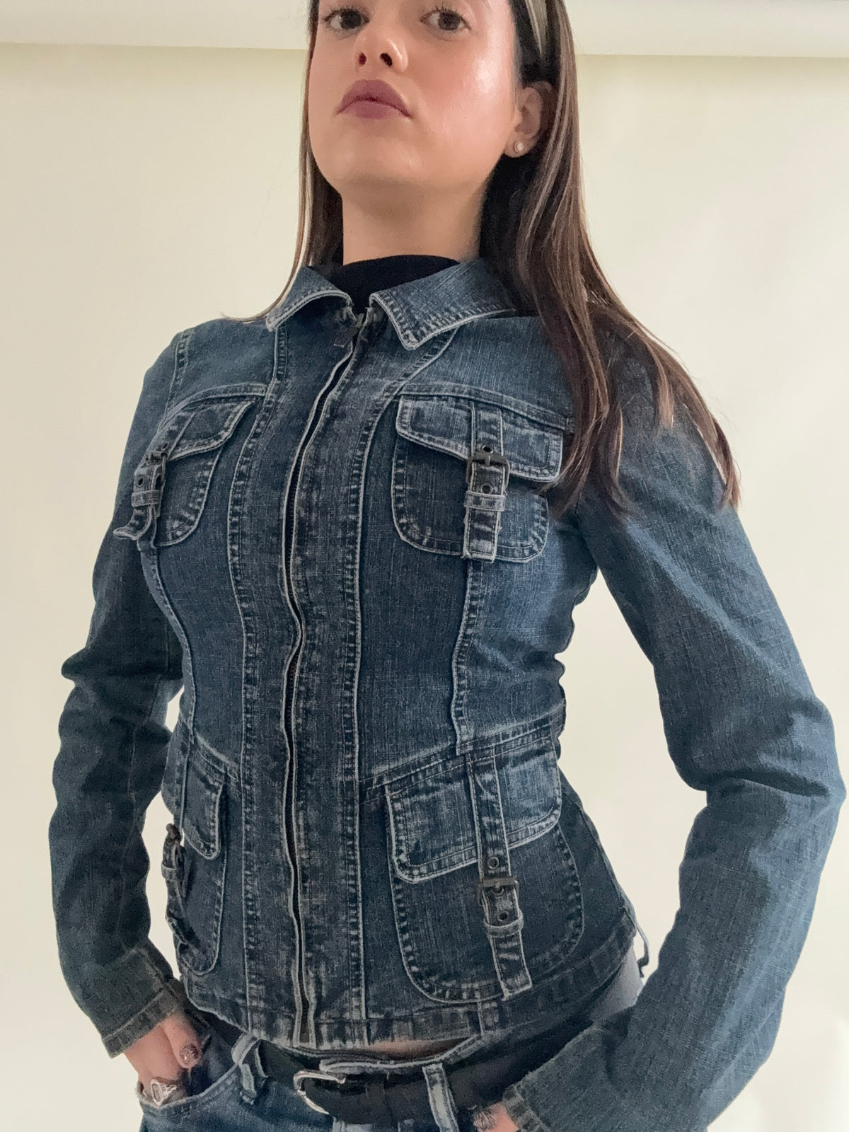 DKNY Denim Cargo Jacket (S)