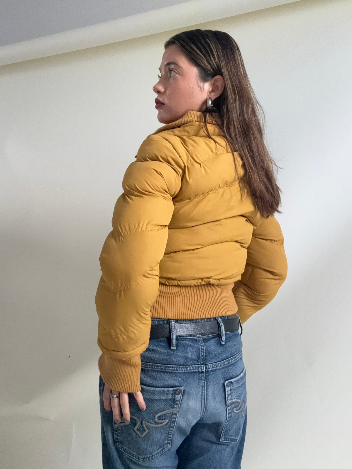 Y2K Fireman Clasp Puffer Jacket (UK10)