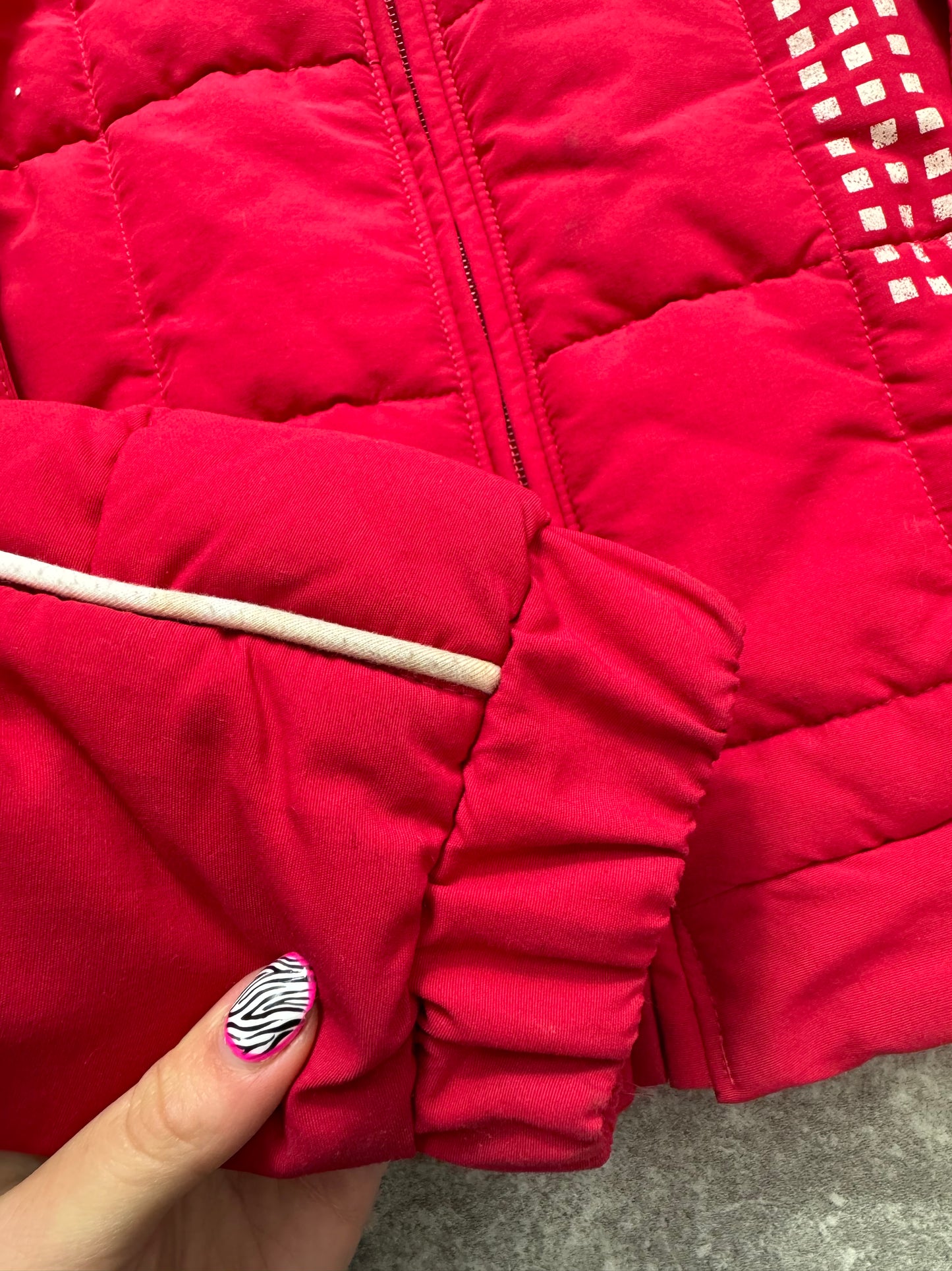 Red Adidas Puffer Jacket