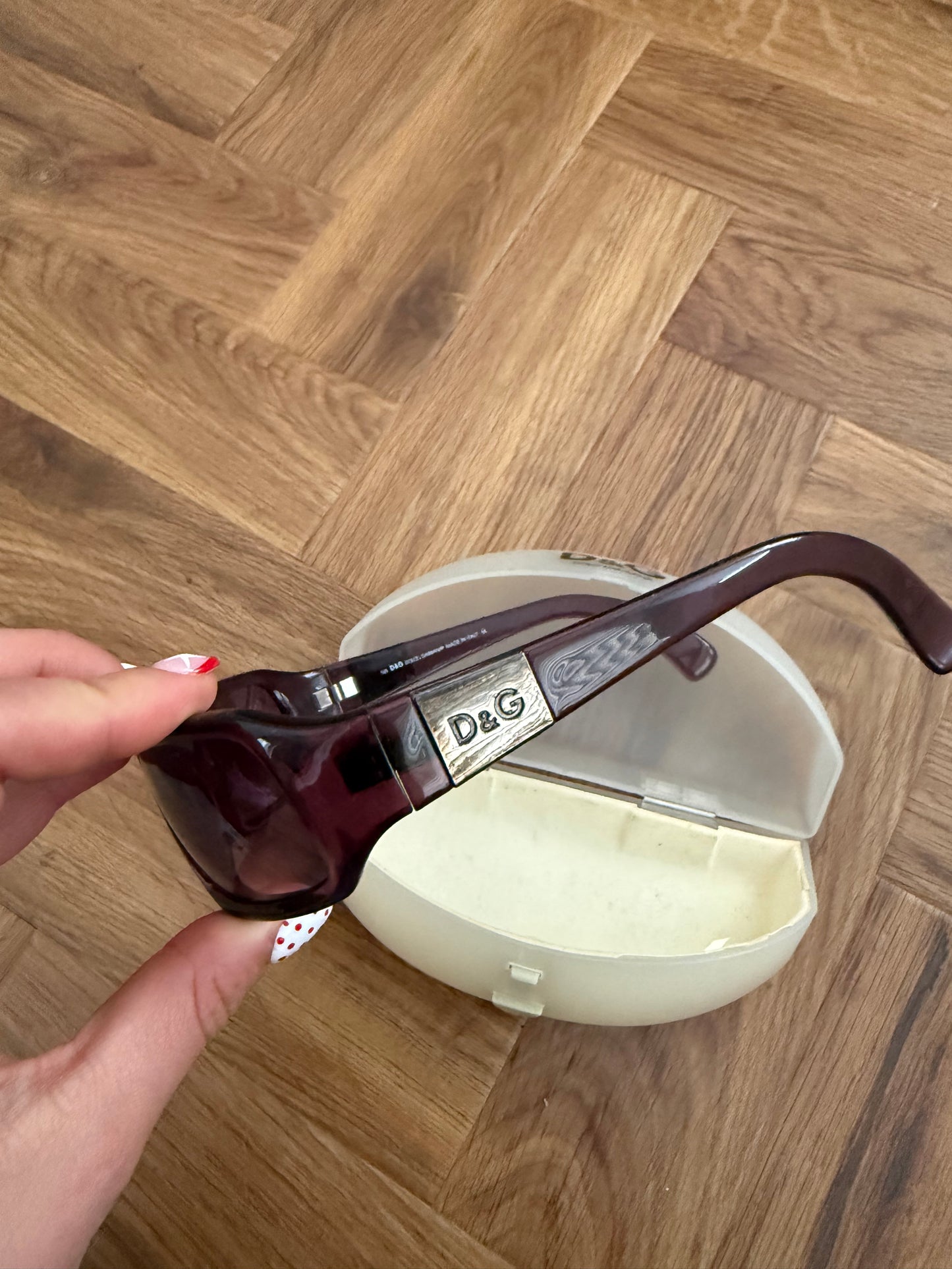 Dolce & Gabbana Purple Sunglasses