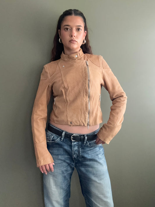 Karen Millen Leather Jacket (UK12)