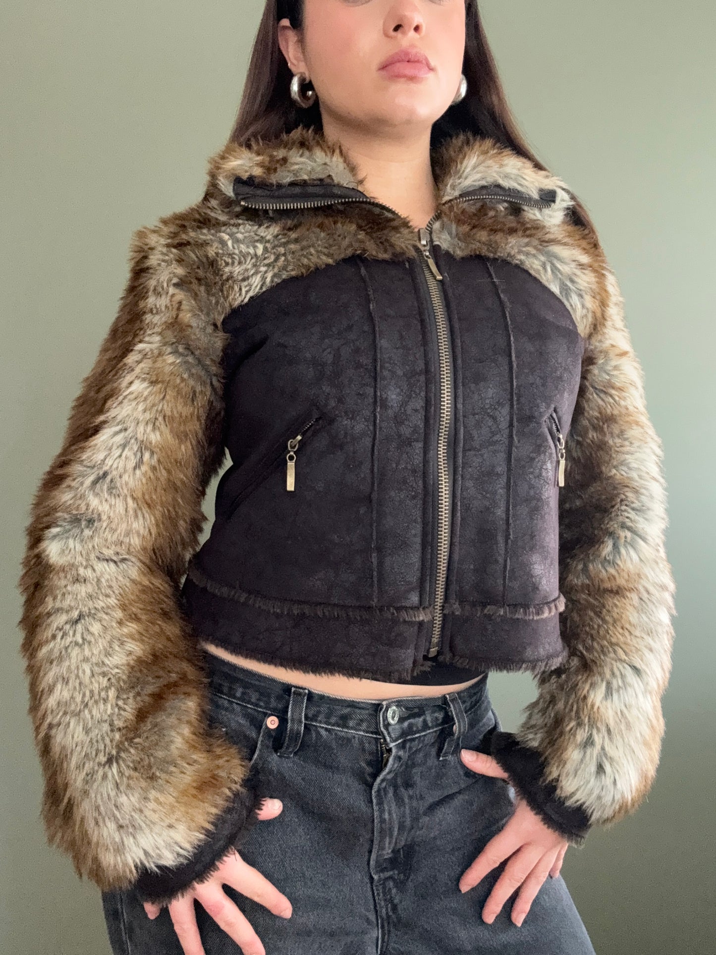 Faux Fur Jacket (UK10)