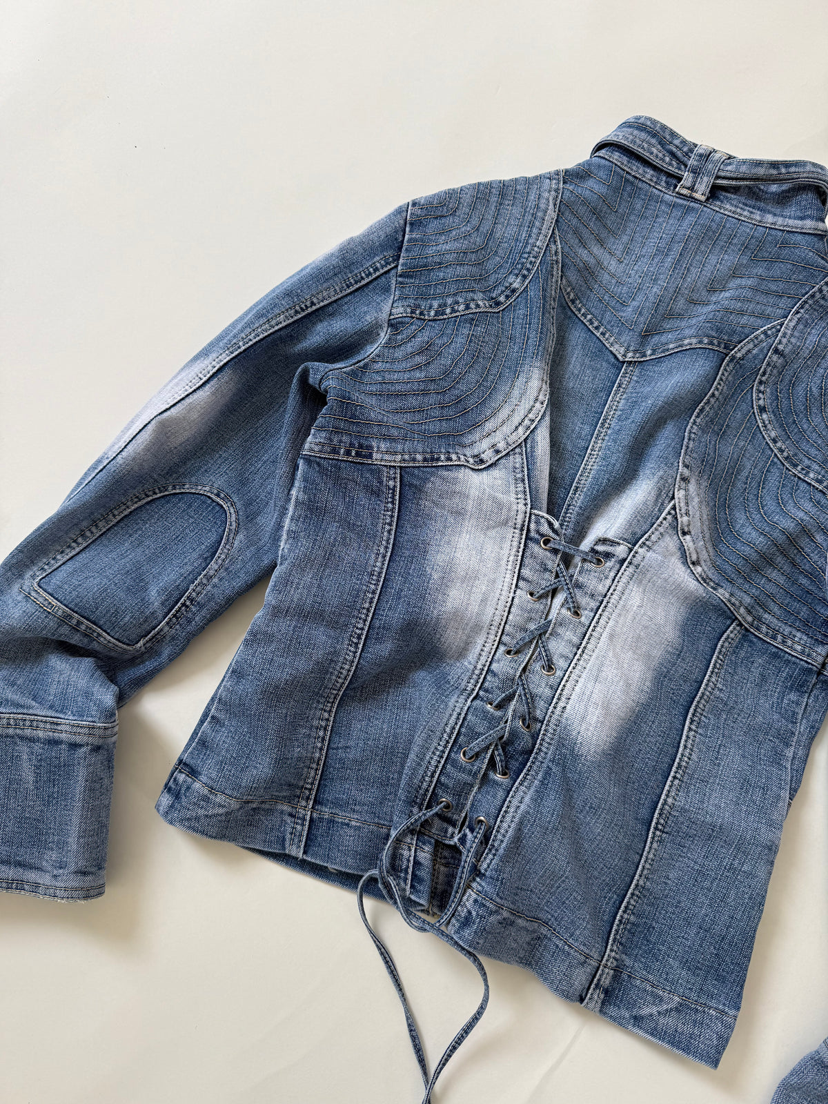 Denim Corset Jacket (L)