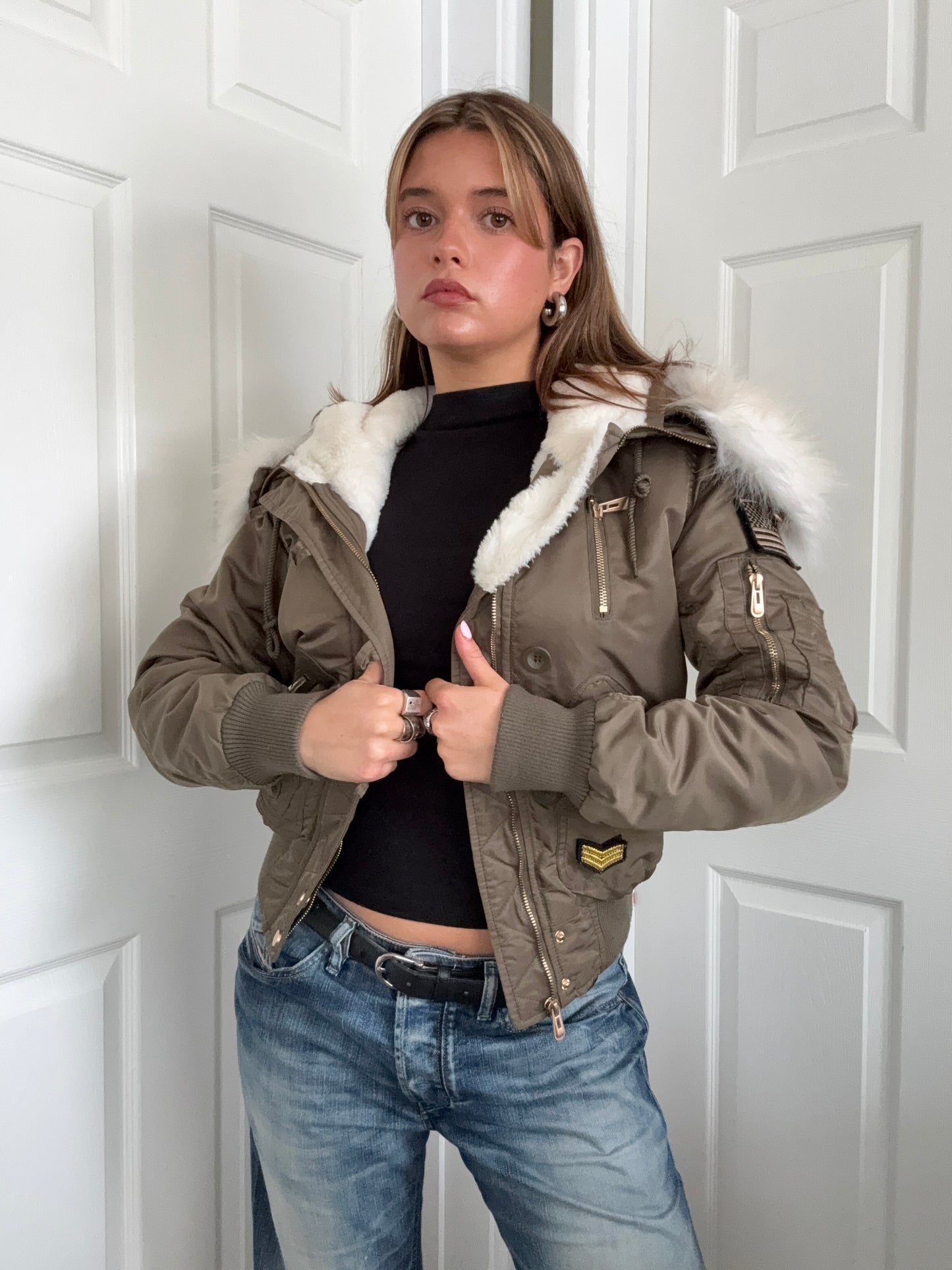 Y2K Utility Jacket (S)