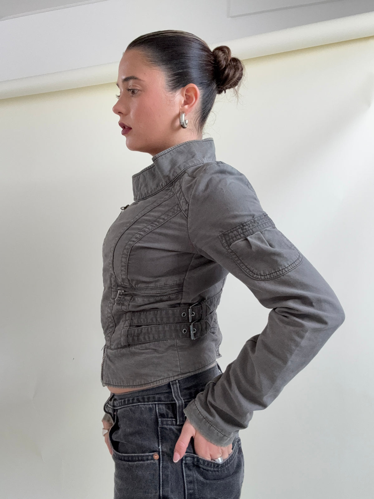 Diesel Cropped Utility Jacket (M)