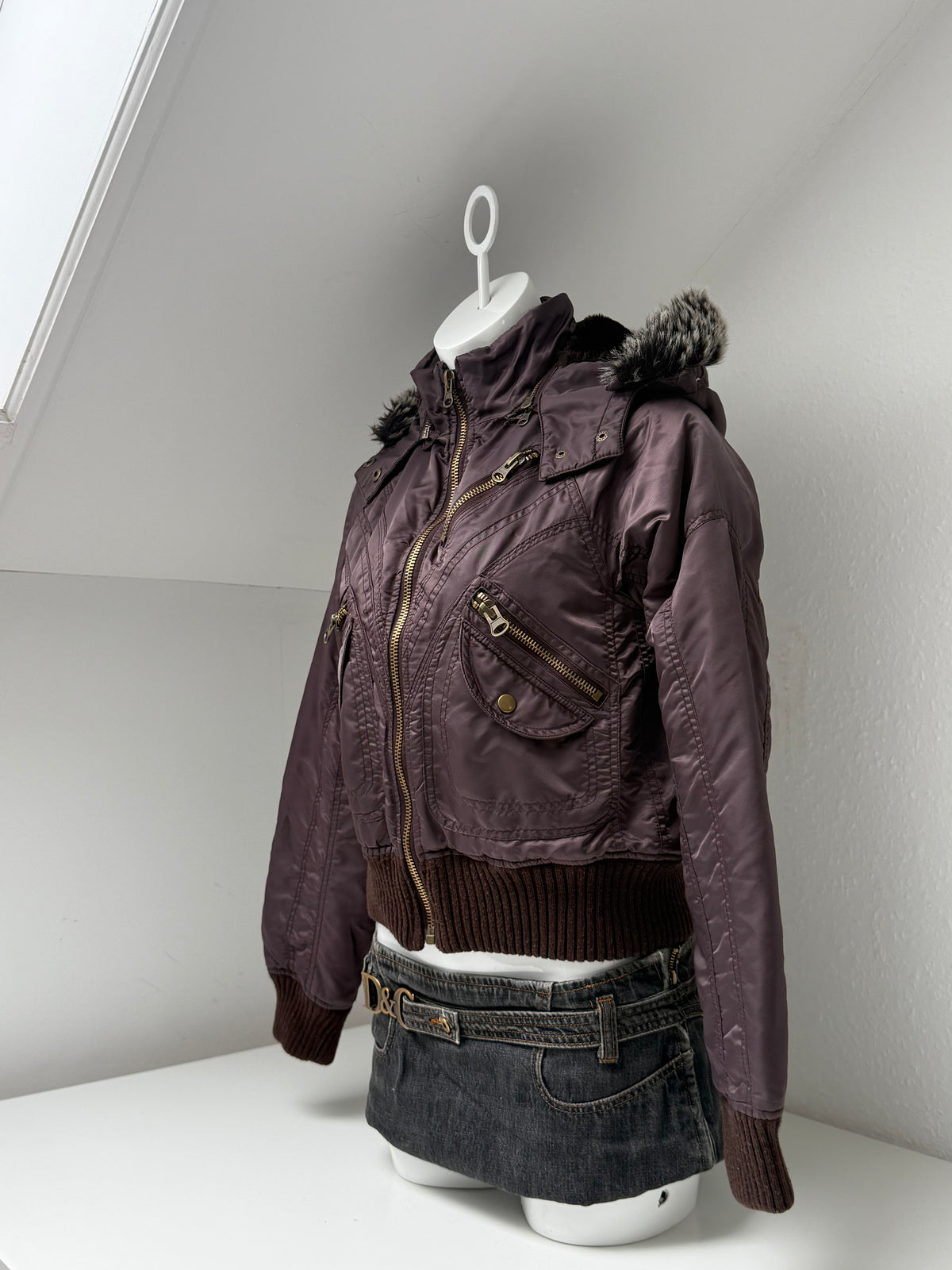 Y2K Bomber Jacket (UK12)