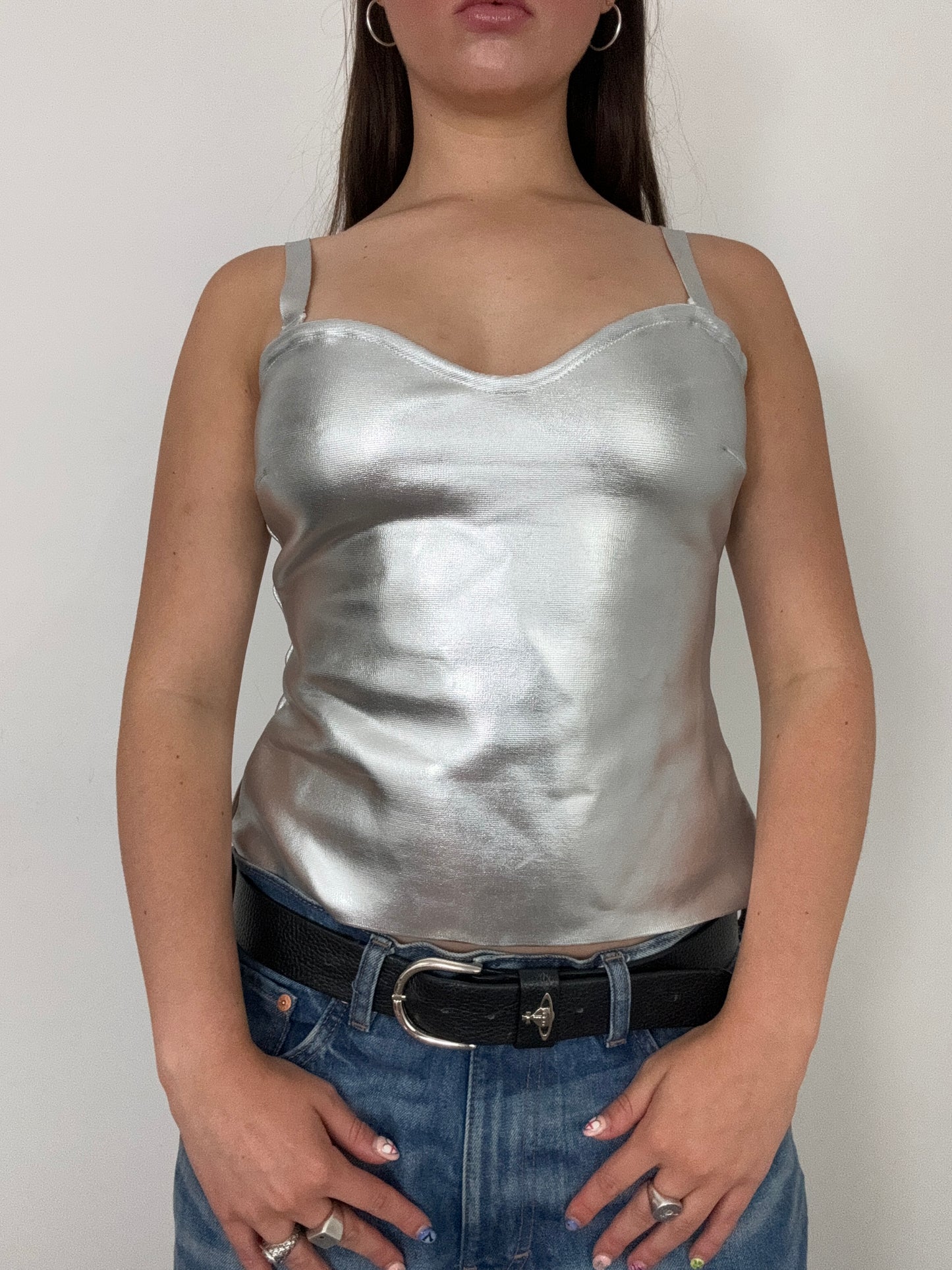 Karen Millen Silver Top