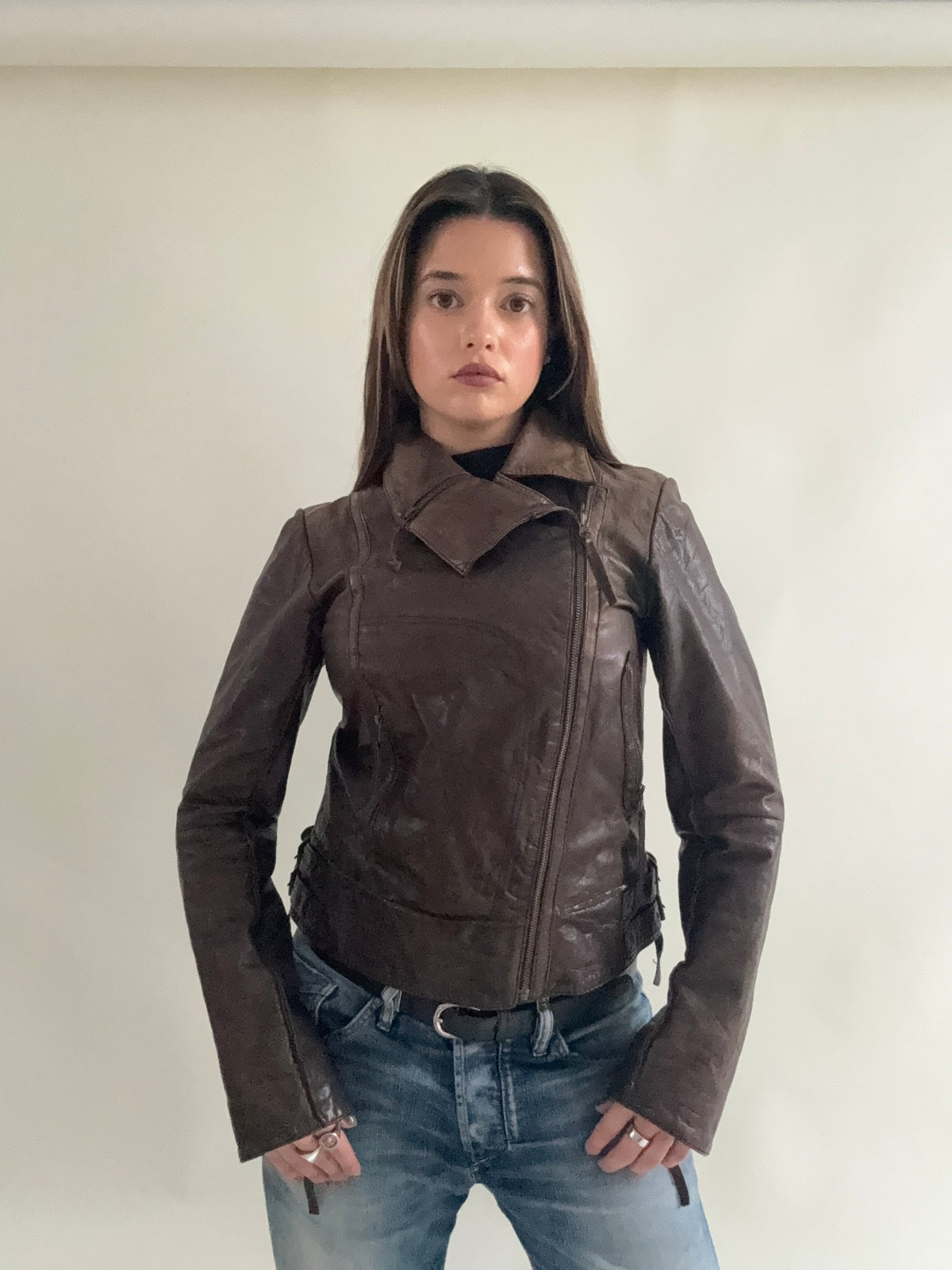 Vintage Allsaints Leather Jacket (UK12)