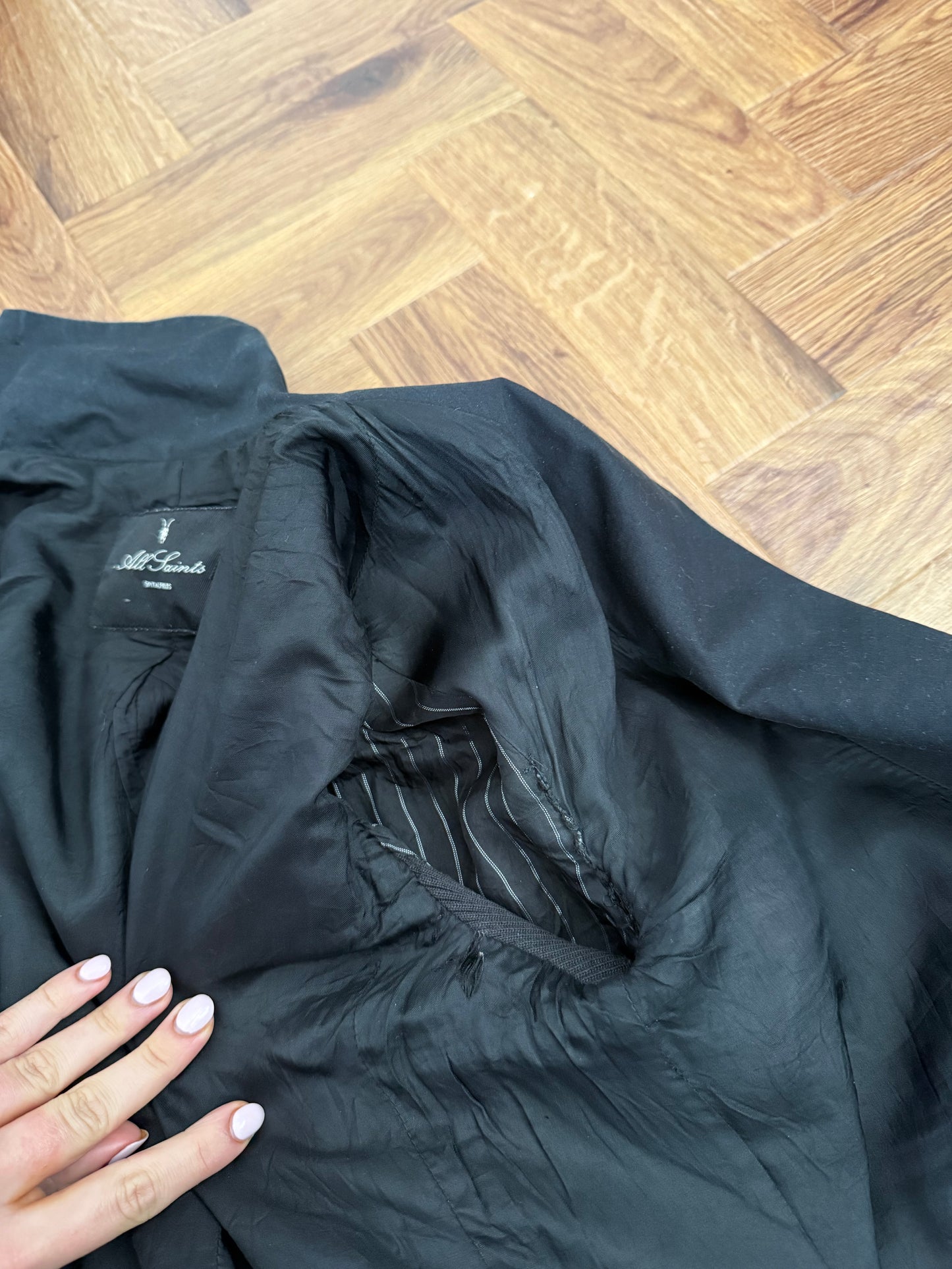 Allsaints Asymmetric Jacket (UK8)