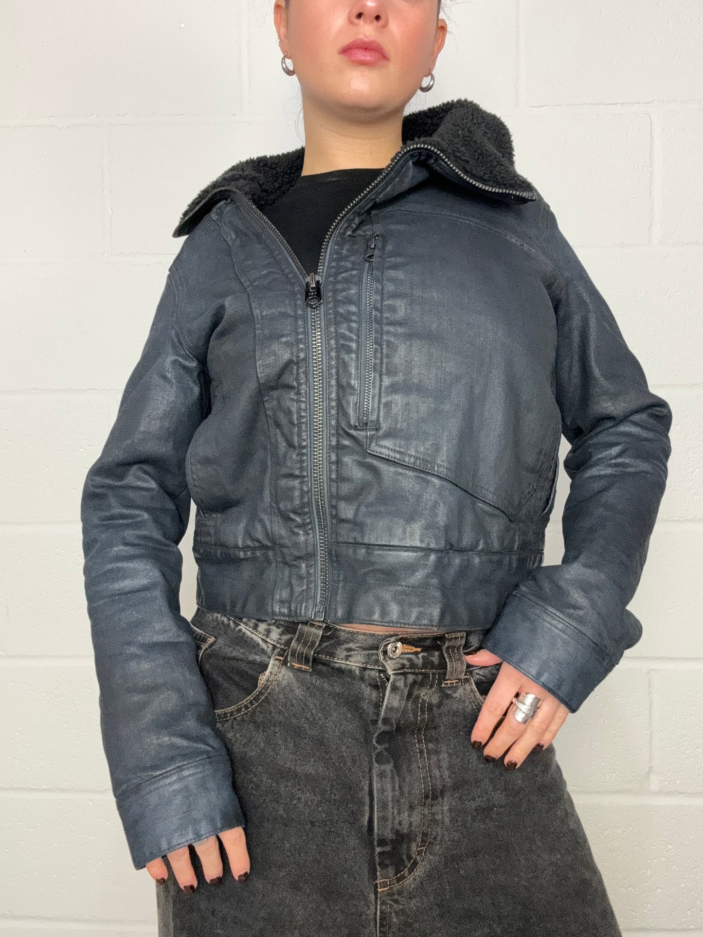 G-Star Denim Fleece Lined Jacket (S)