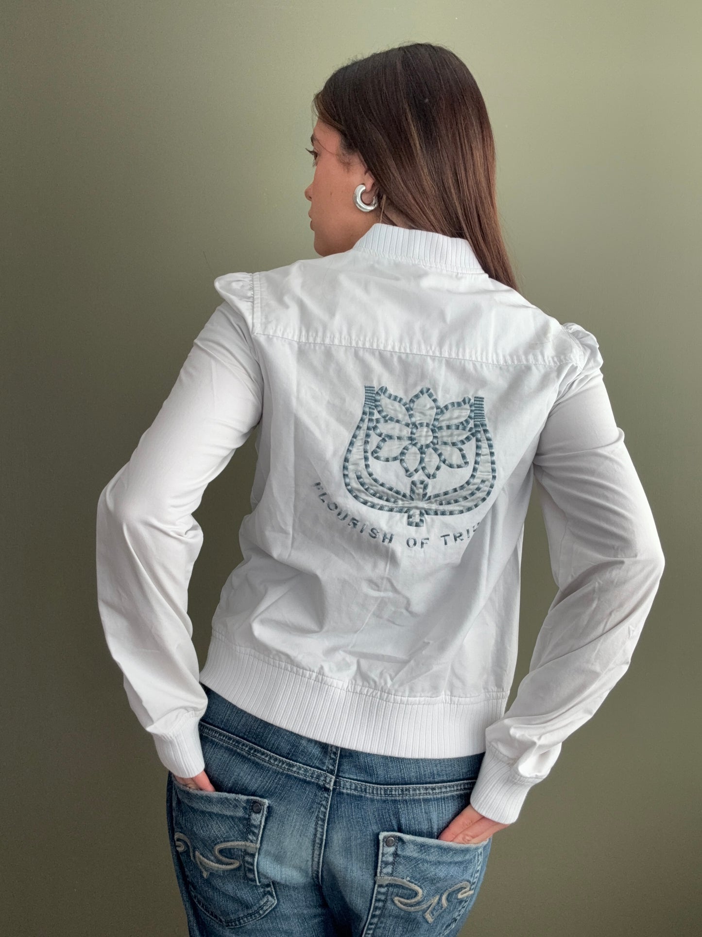 White Diesel Bomber Jacket (M)